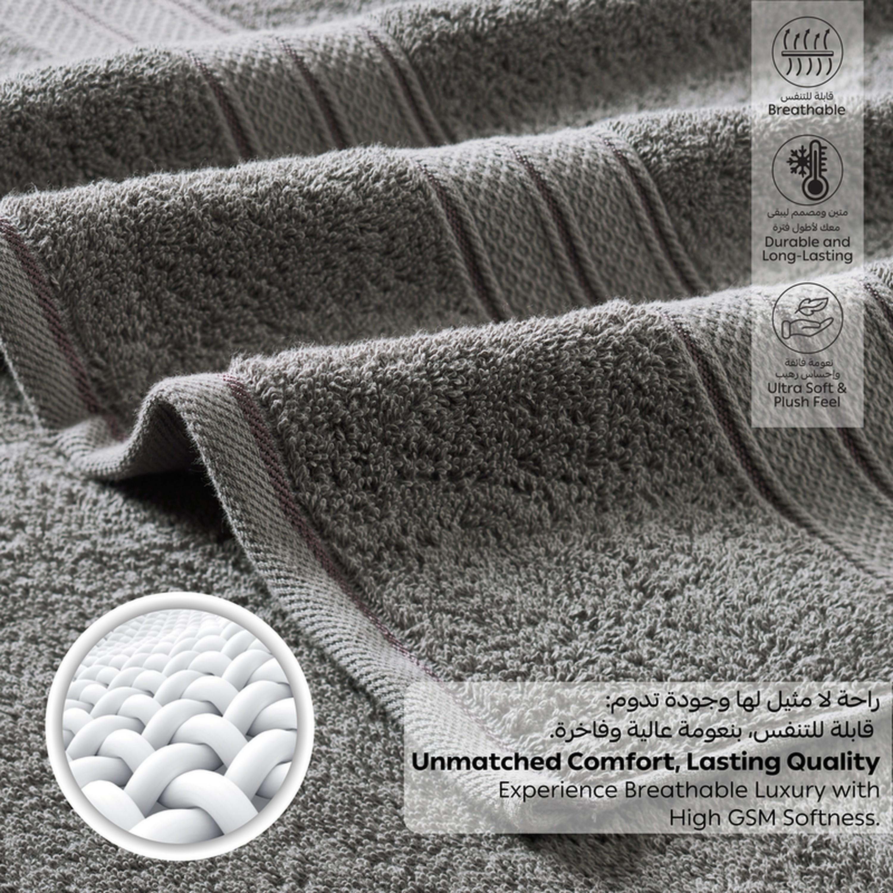 منشفة حمام قطن ممشط من دونتيلا - 70x140 سم-household-bathandlaundry-bathlinen-towels-image-4