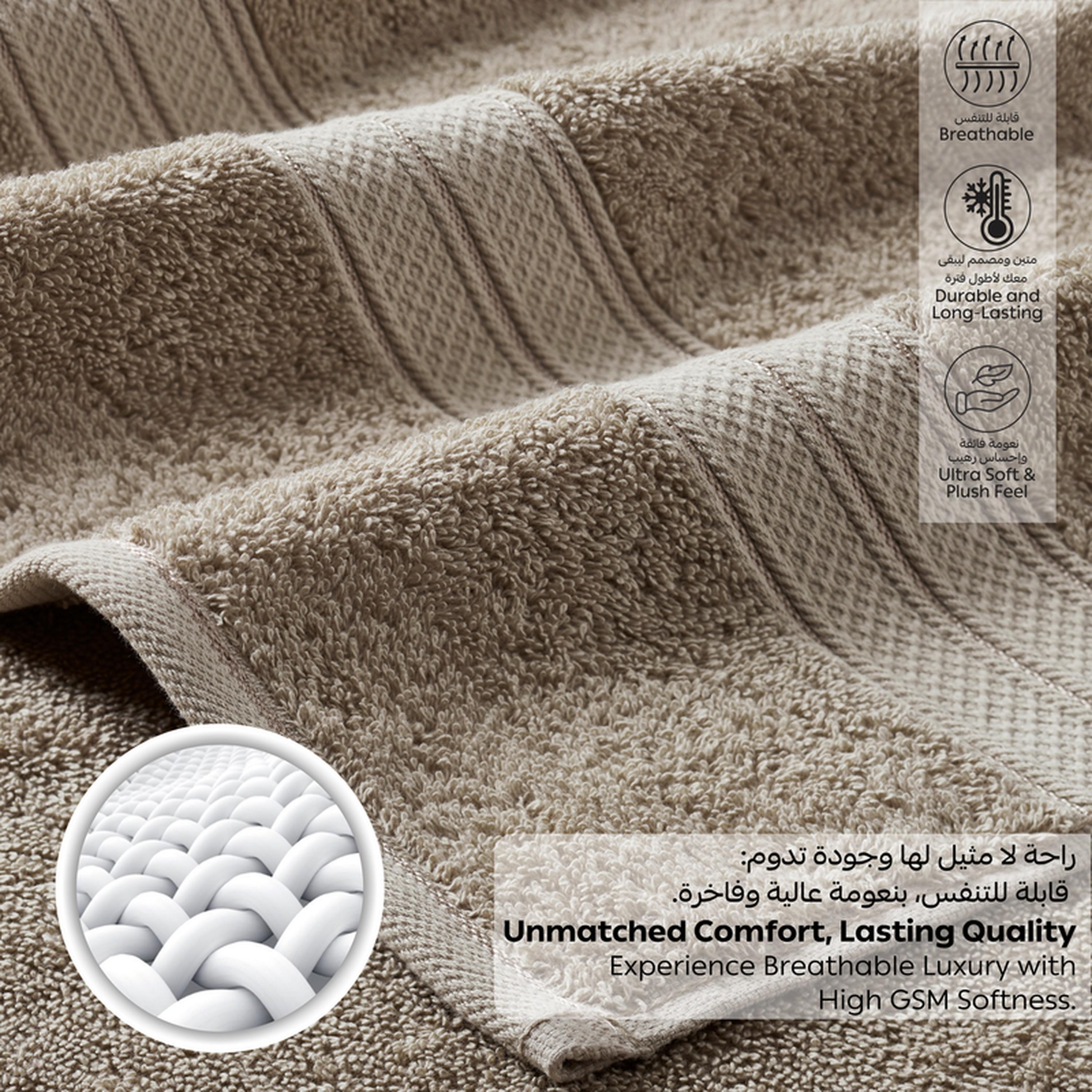 Combed Cotton Bath Towel - 70x140 cms-household-bathandlaundry-bathlinen-towels-image-4