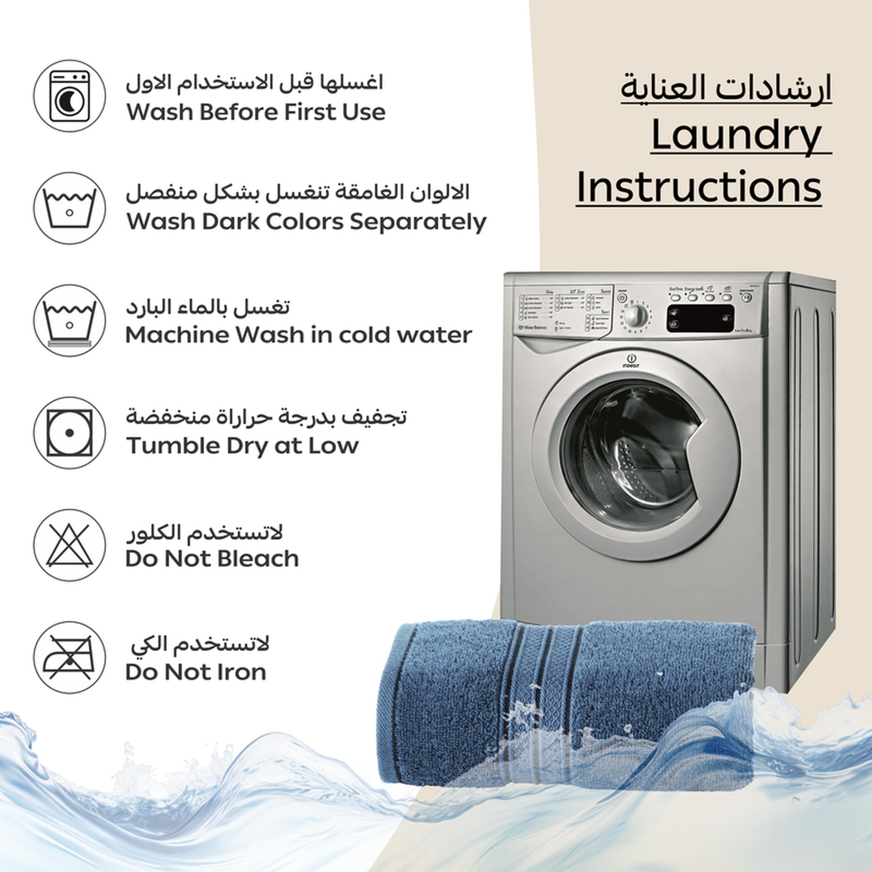 Combed Cotton Bath Towel - 70x140 cms-household-bathandlaundry-bathlinen-towels-image-2
