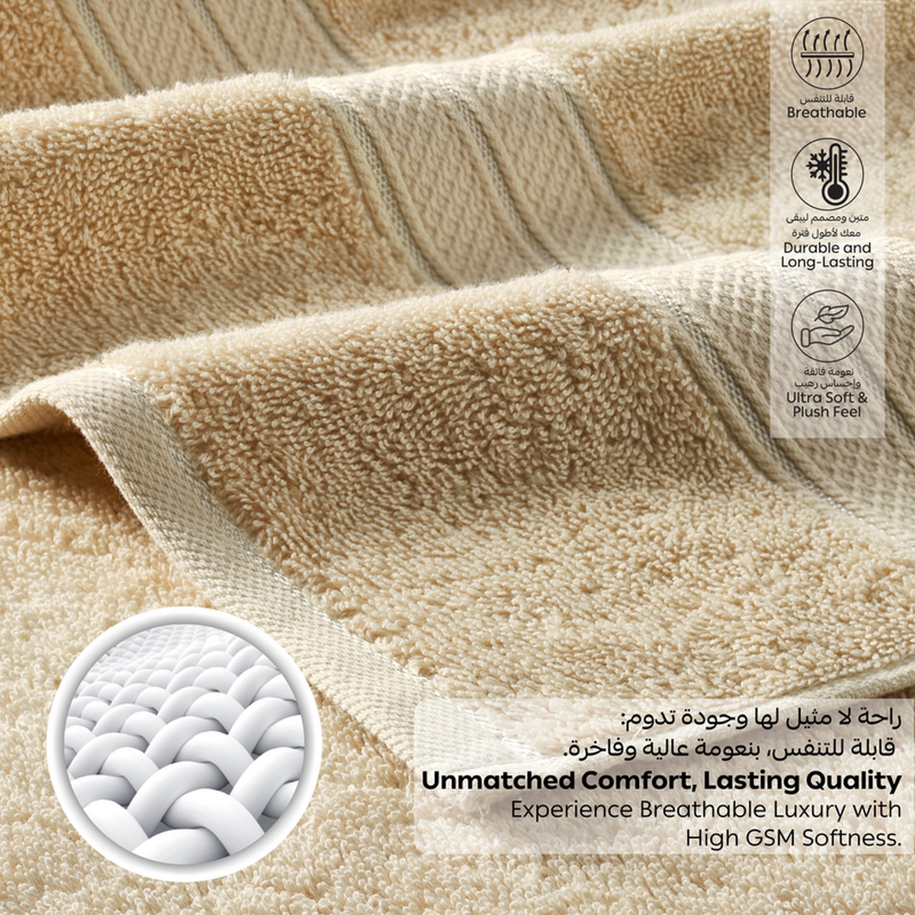 Combed Cotton Bath Towel - 70x140 cms-household-bathandlaundry-bathlinen-towels-image-4