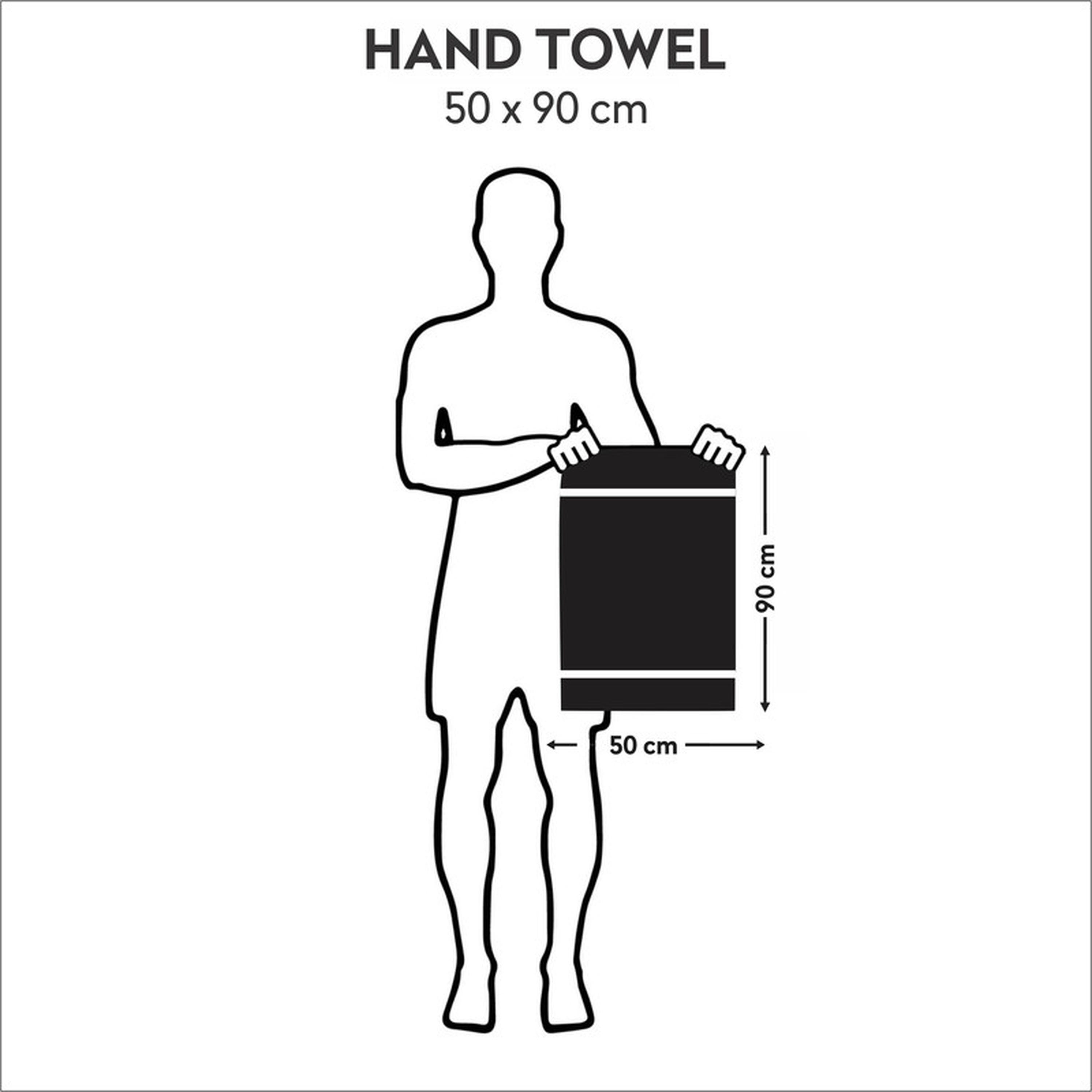 طقم مناشف يد قطن ممشط فاخر 600 جرام لكل متر مربع قطعتين من دونتيلا - 50×90 سم-household-bathandlaundry-bathlinen-towels-image-7