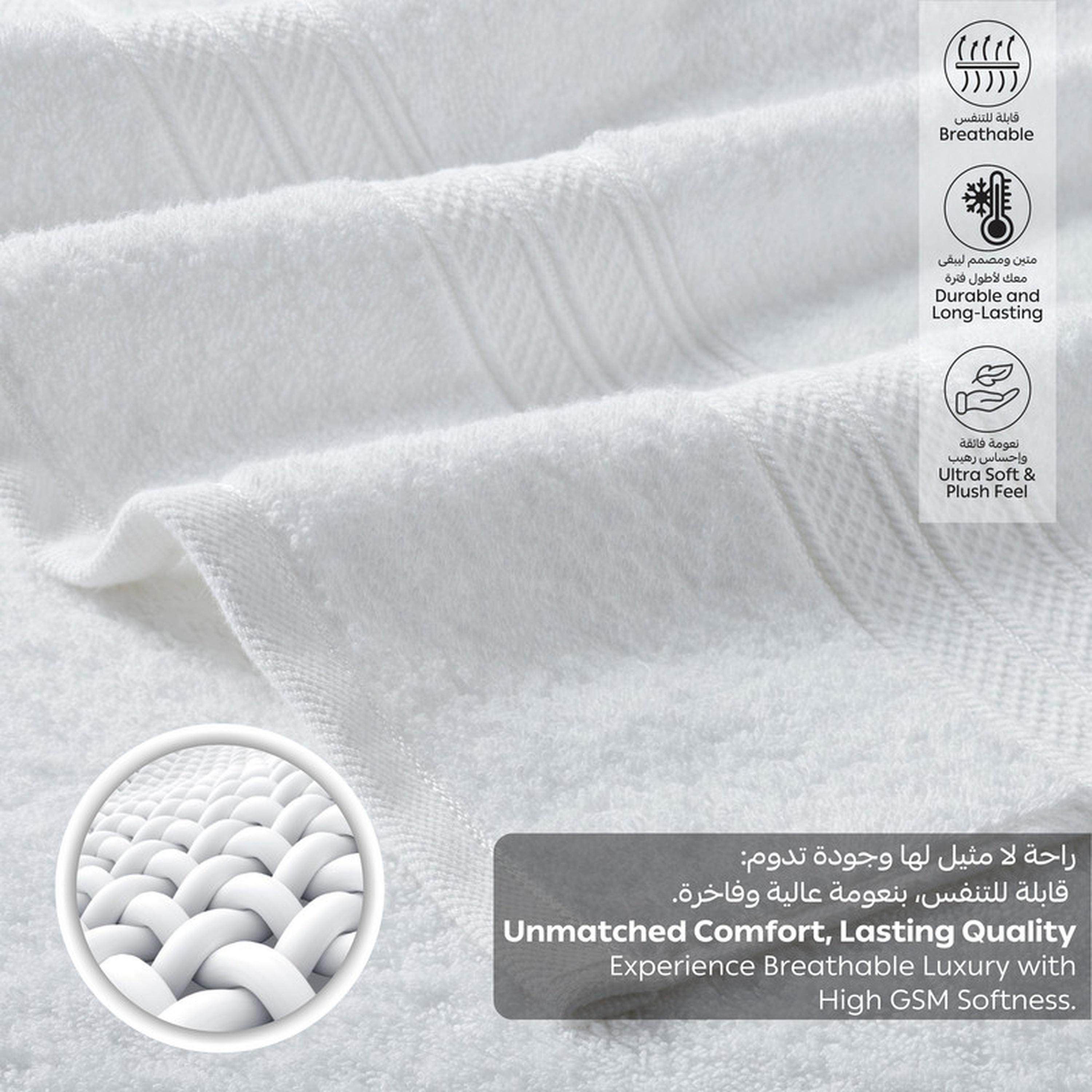 Solid 2-Piece Combed Cotton Bath Sheet Set - 85x172 cms-household-bathandlaundry-bathlinen-towels-image-4