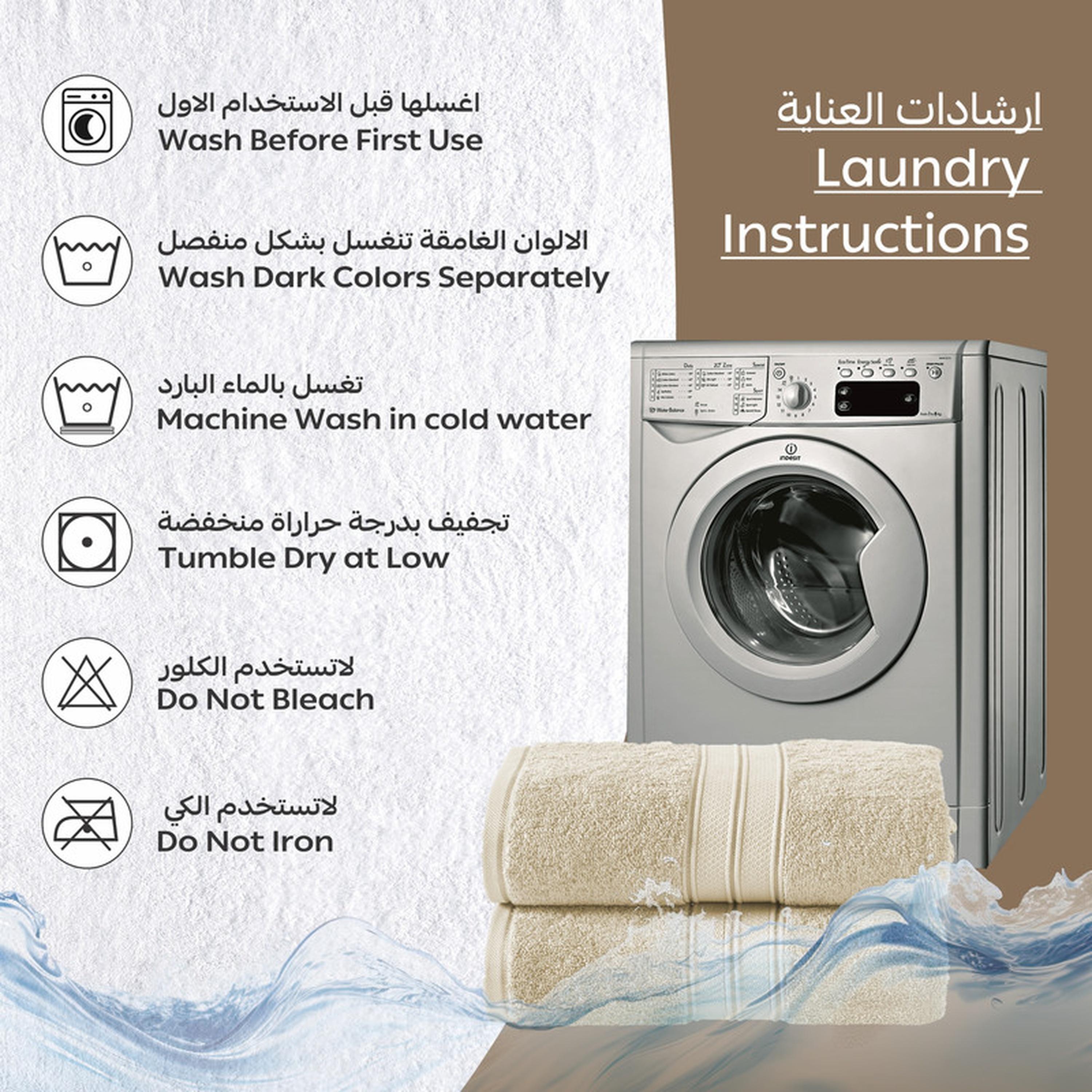 Solid 2-Piece Combed Cotton Bath Sheet Set - 85x172 cms-household-bathandlaundry-bathlinen-towels-image-2