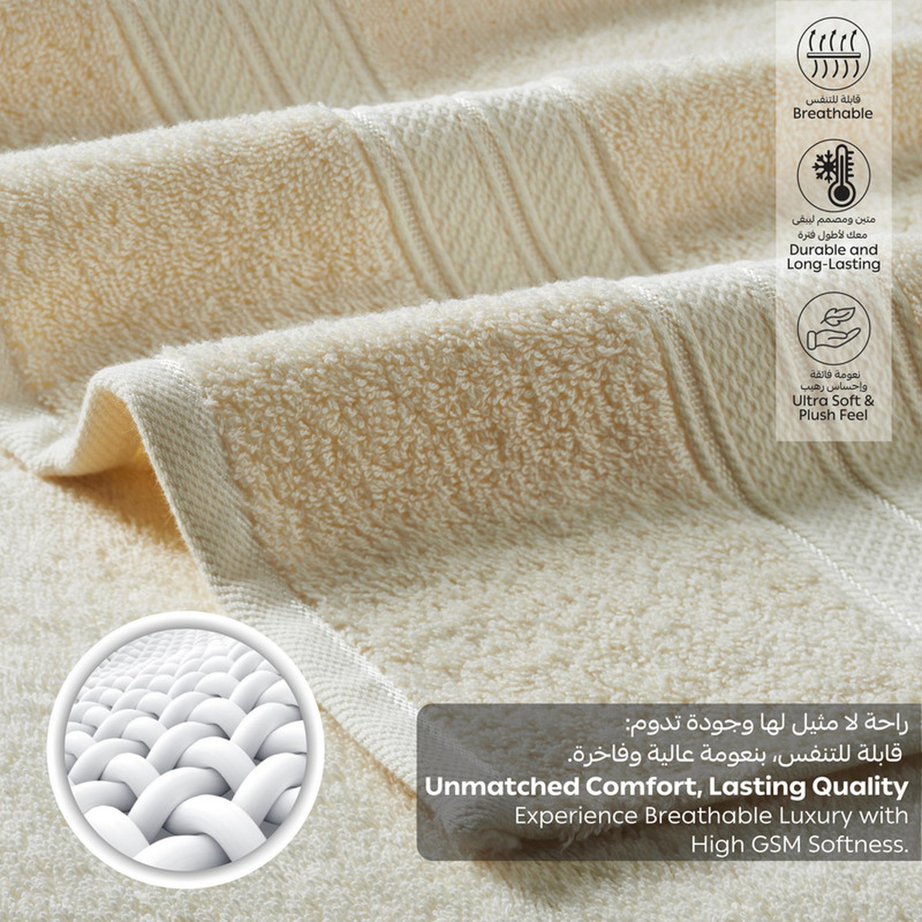 Solid 2-Piece Combed Cotton Bath Sheet Set - 85x172 cms-household-bathandlaundry-bathlinen-towels-image-4