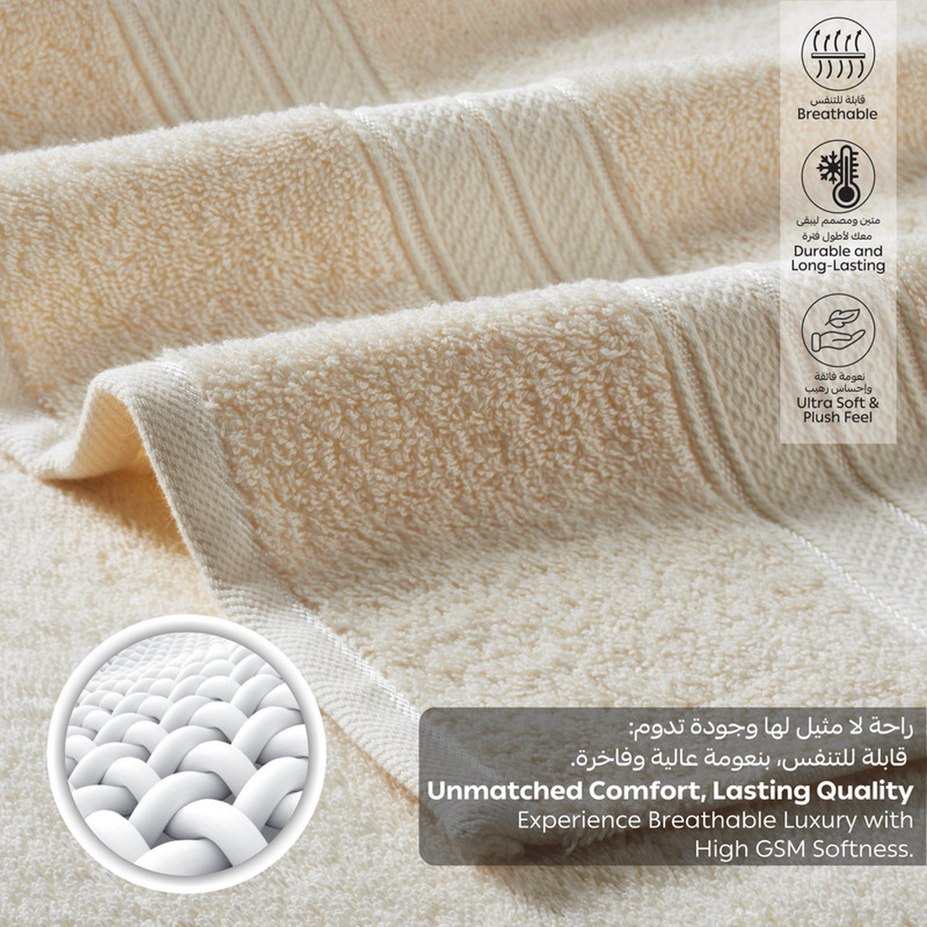 Solid 2-Piece Combed Cotton Bath Sheet Set - 85x172 cms-household-bathandlaundry-bathlinen-towels-image-4