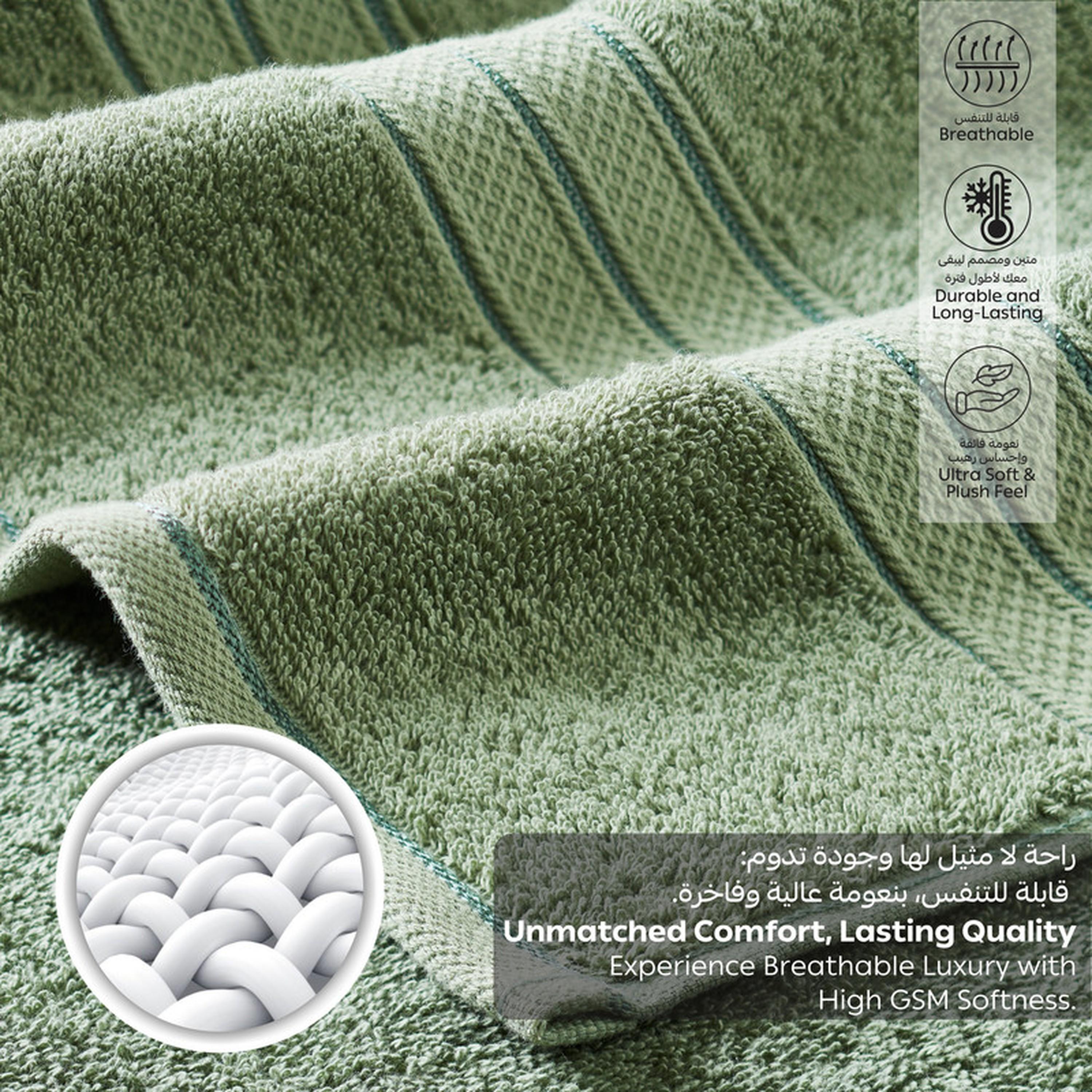Solid 2-Piece Combed Cotton Bath Sheet Set - 85x172 cms-household-bathandlaundry-bathlinen-towels-image-4
