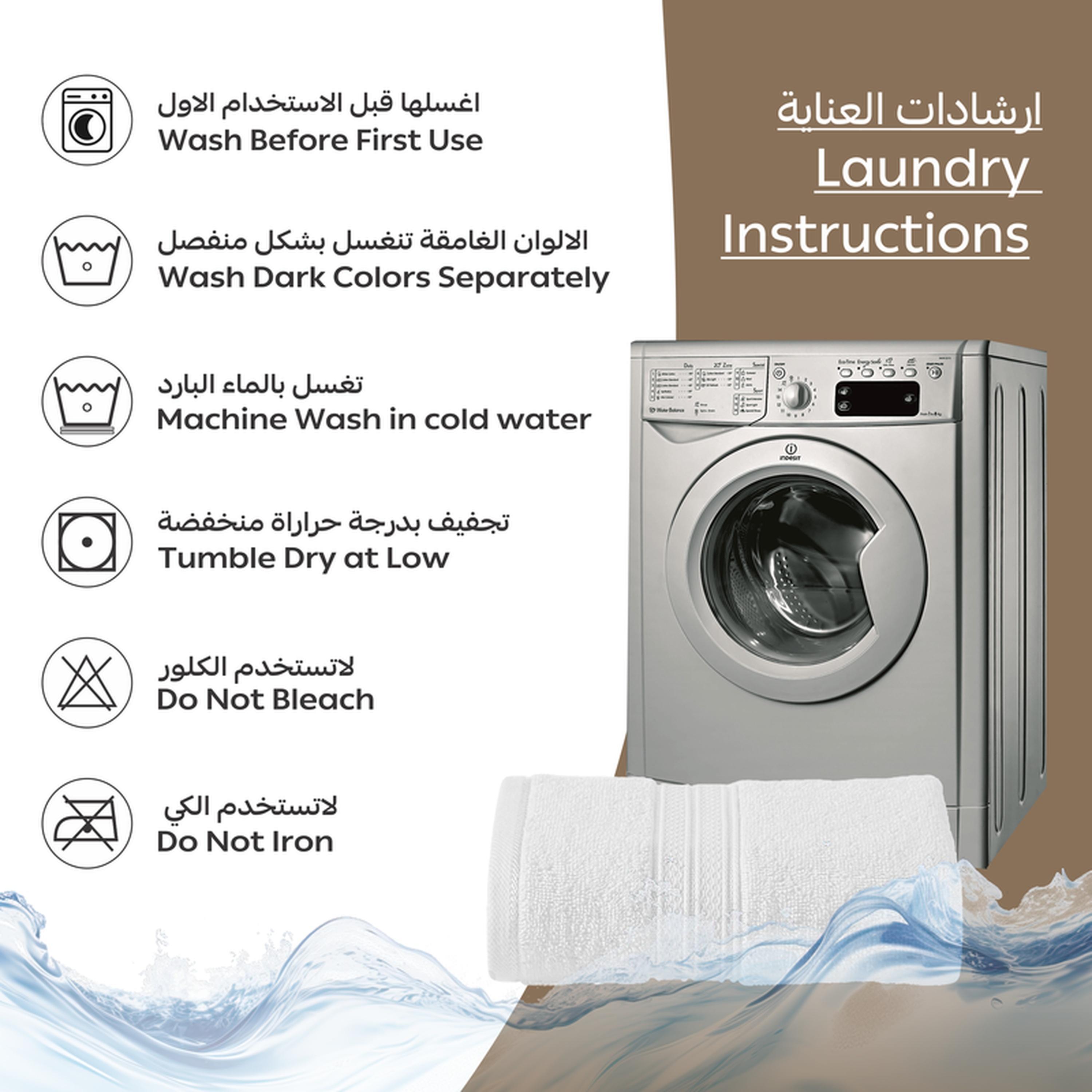 Combed Cotton Bath Sheet - 85x172 cms-household-bathandlaundry-bathlinen-towels-image-2
