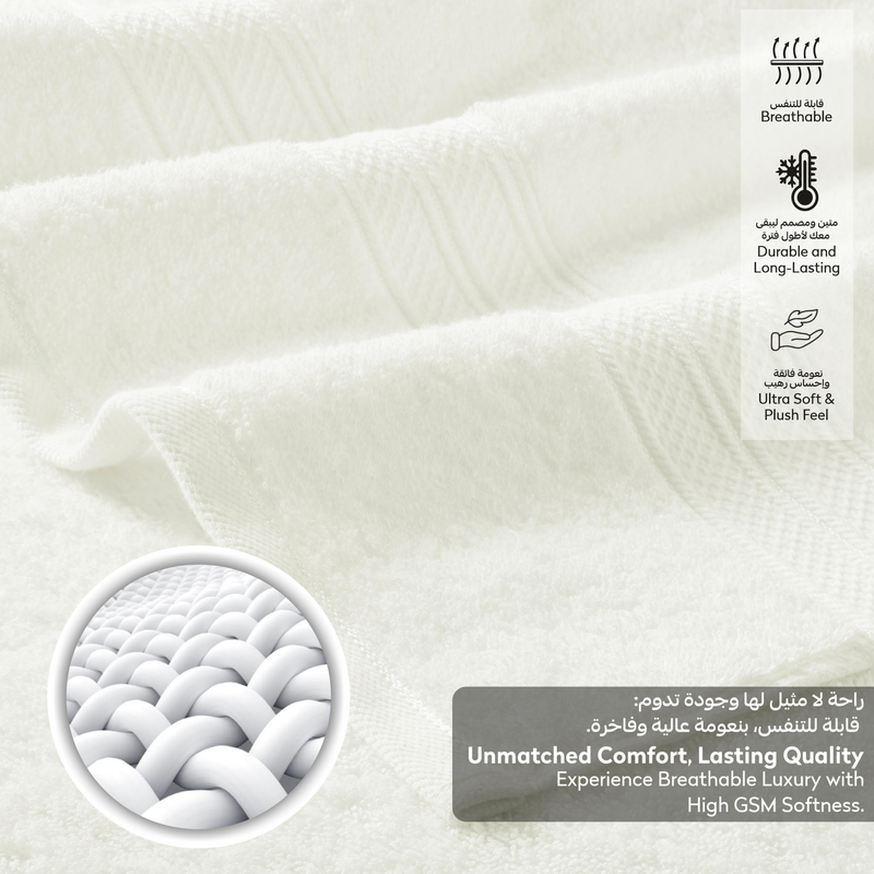 Combed Cotton Bath Sheet - 85x172 cms-household-bathandlaundry-bathlinen-towels-image-4