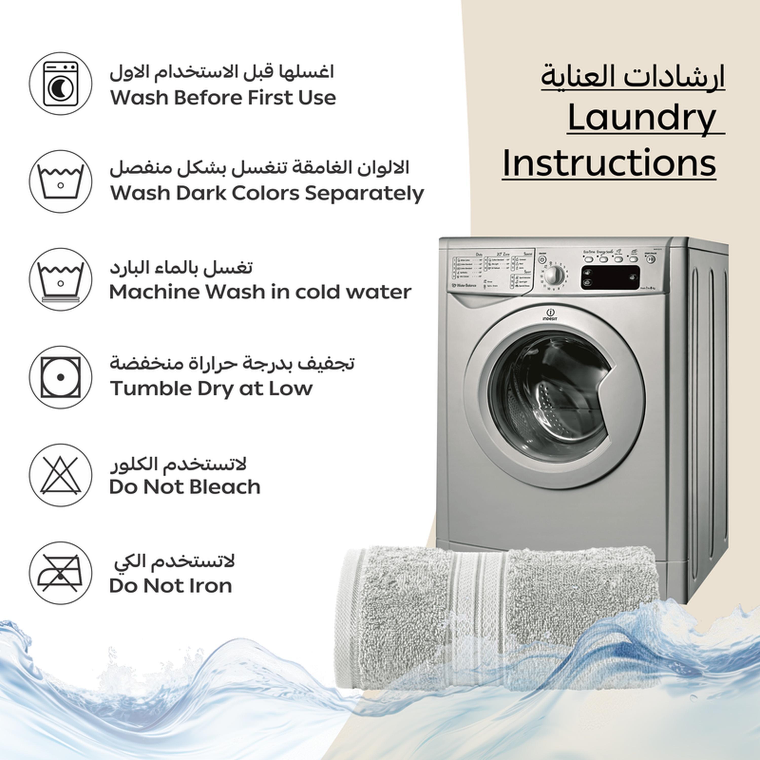 Combed Cotton Bath Sheet - 85x172 cms-household-bathandlaundry-bathlinen-towels-image-2