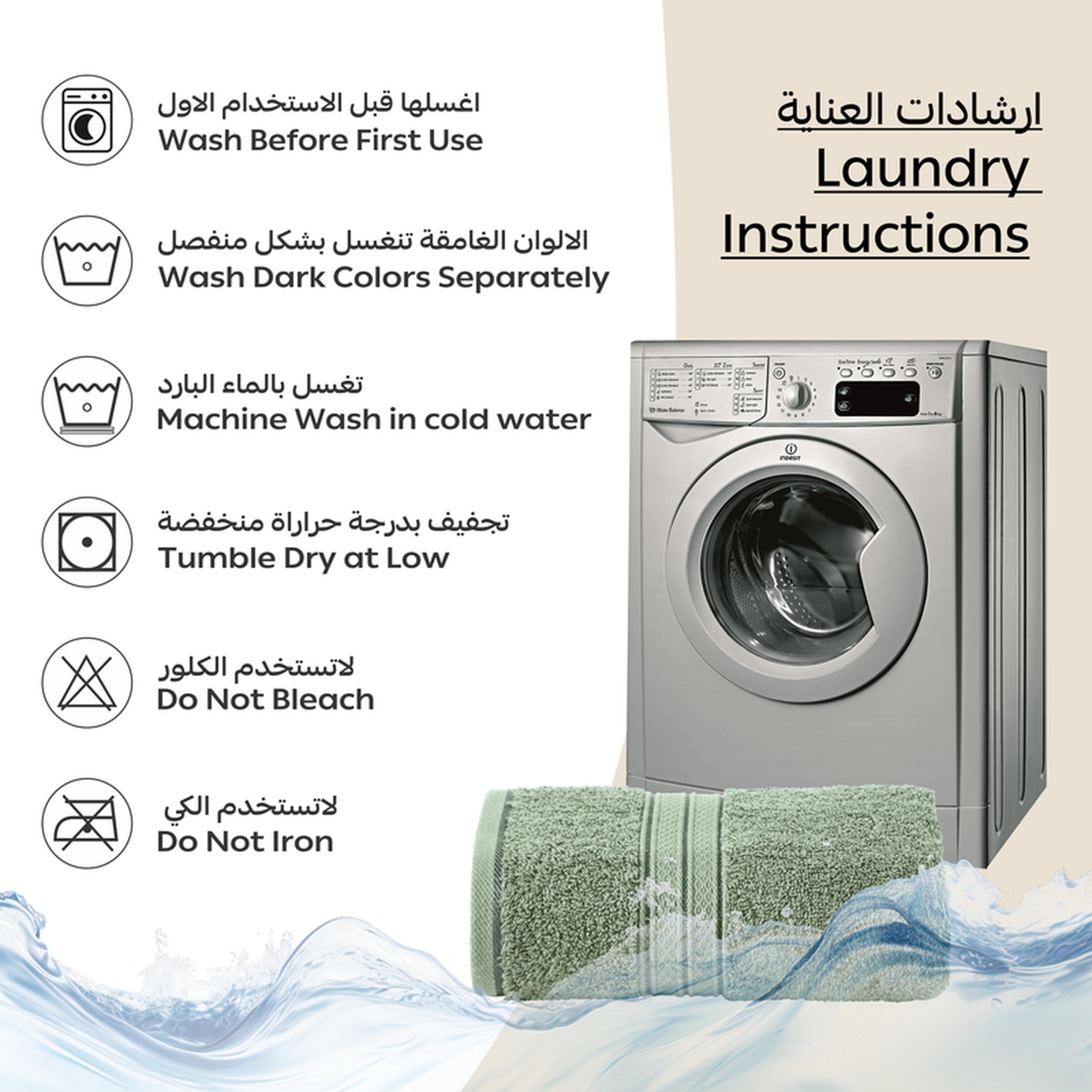 Combed Cotton Bath Sheet - 85x172 cms-household-bathandlaundry-bathlinen-towels-image-2