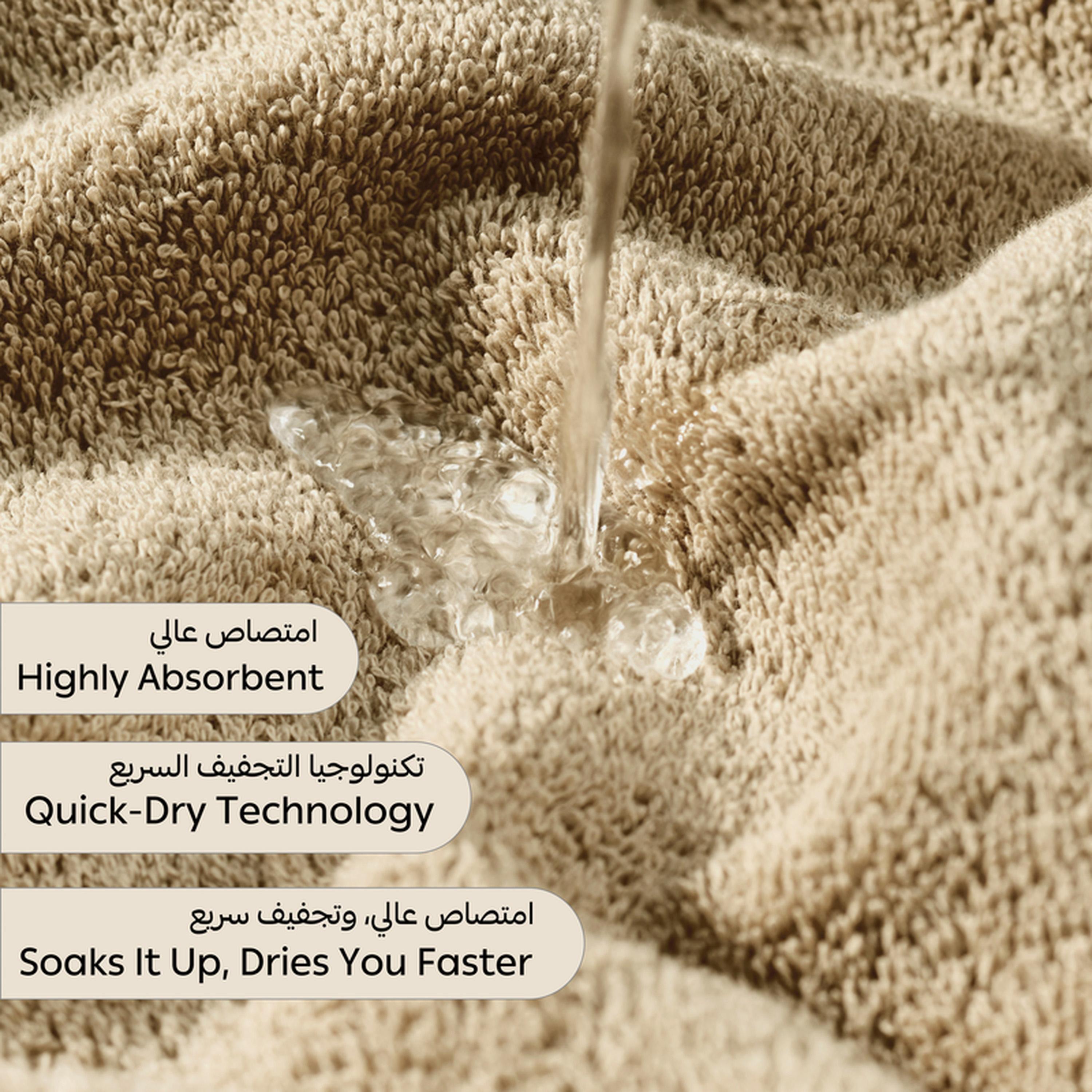 Combed Cotton Bath Sheet - 85x172 cms-household-bathandlaundry-bathlinen-towels-image-5