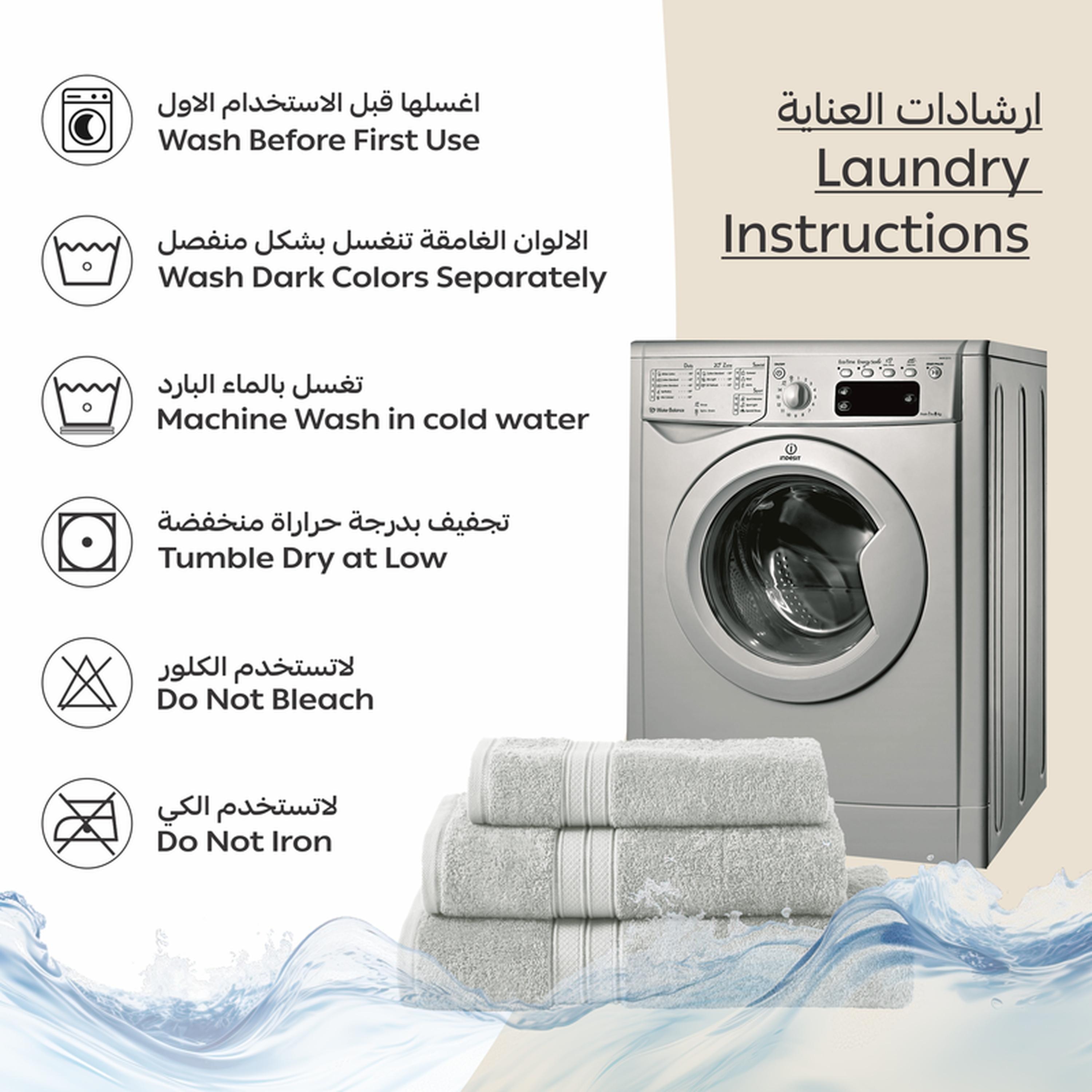 Solid 3-Piece Combed Cotton Towel Set-household-bathandlaundry-bathlinen-towels-image-2