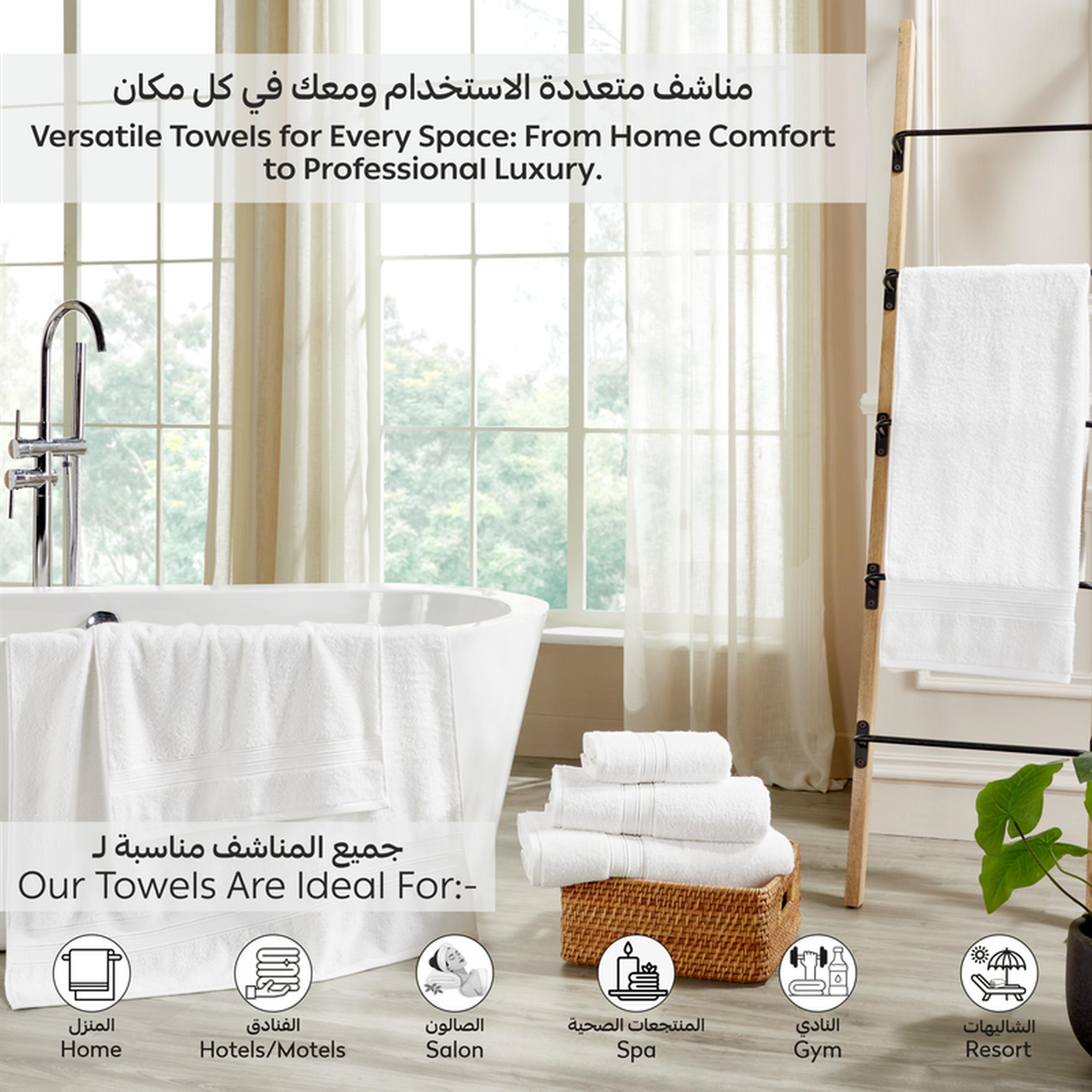 Solid 6-Piece 600 GSM Cotton Bath Sheet with Bath Towel and Hand Towel Set-household-bathandlaundry-bathlinen-towels-image-3