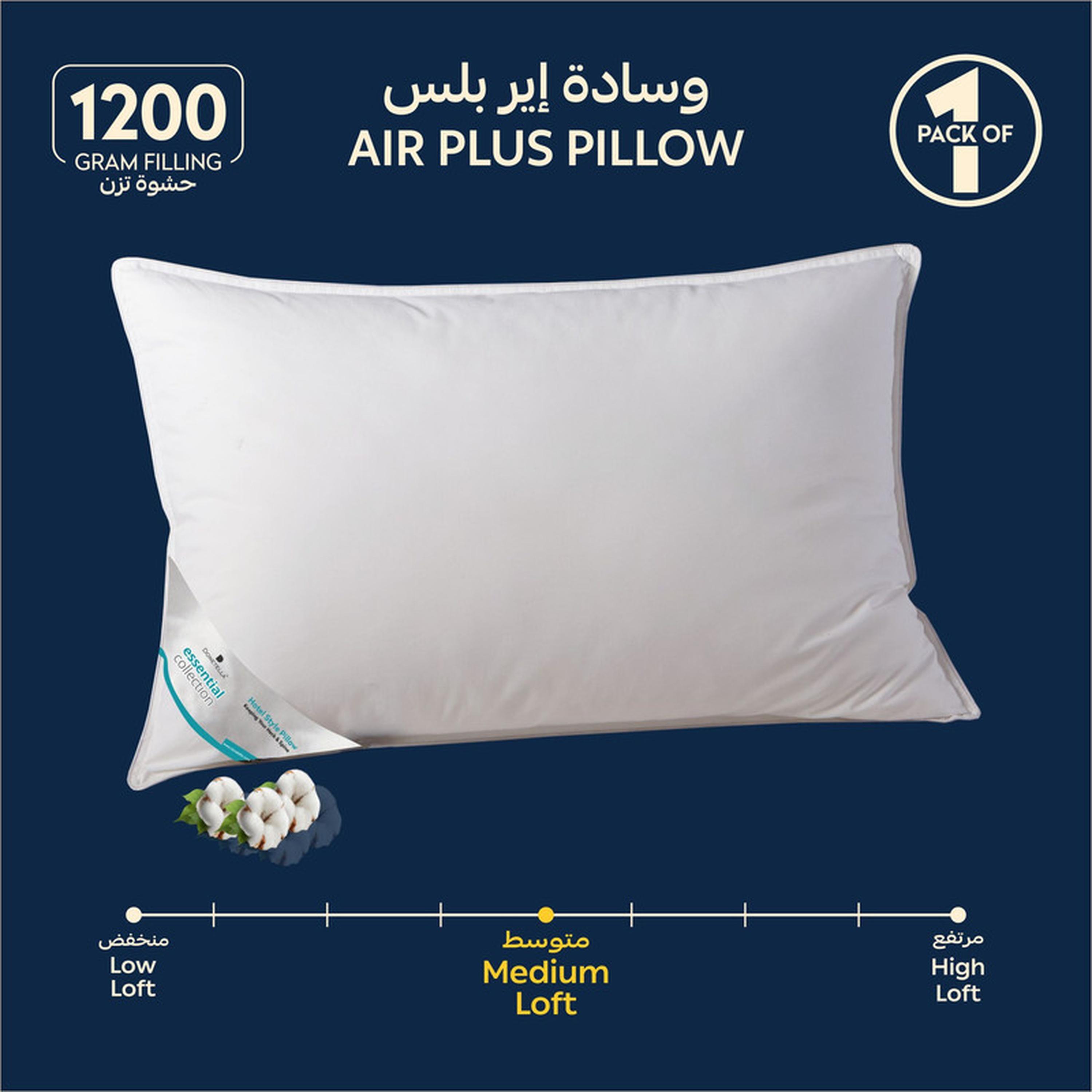 وسادة حشوة بديل الريش من دونتيلا - 50x75 سم-household-bedding-pillows-image-1