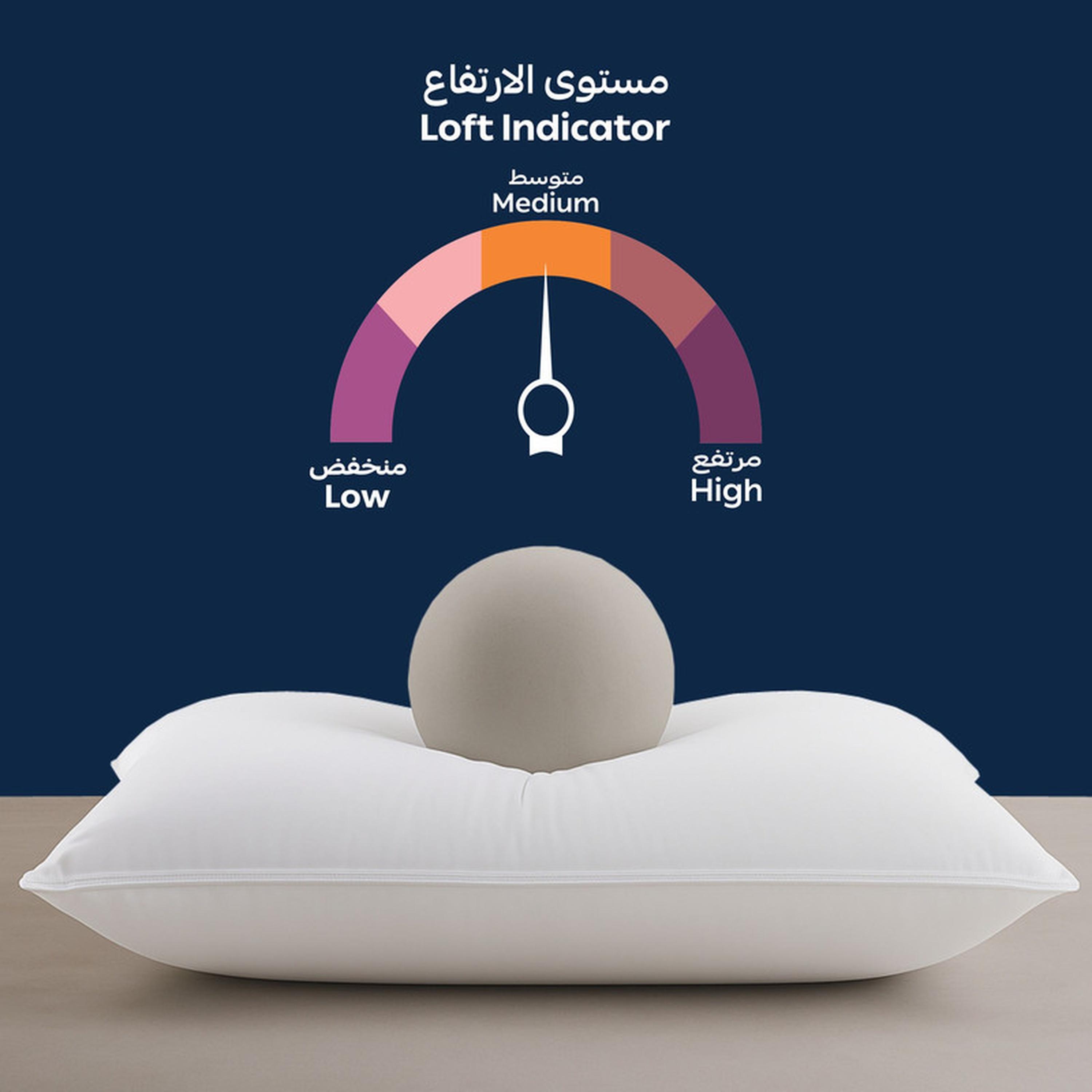 وسادة حشوة بديل الريش من دونتيلا - 50x75 سم-household-bedding-pillows-image-5