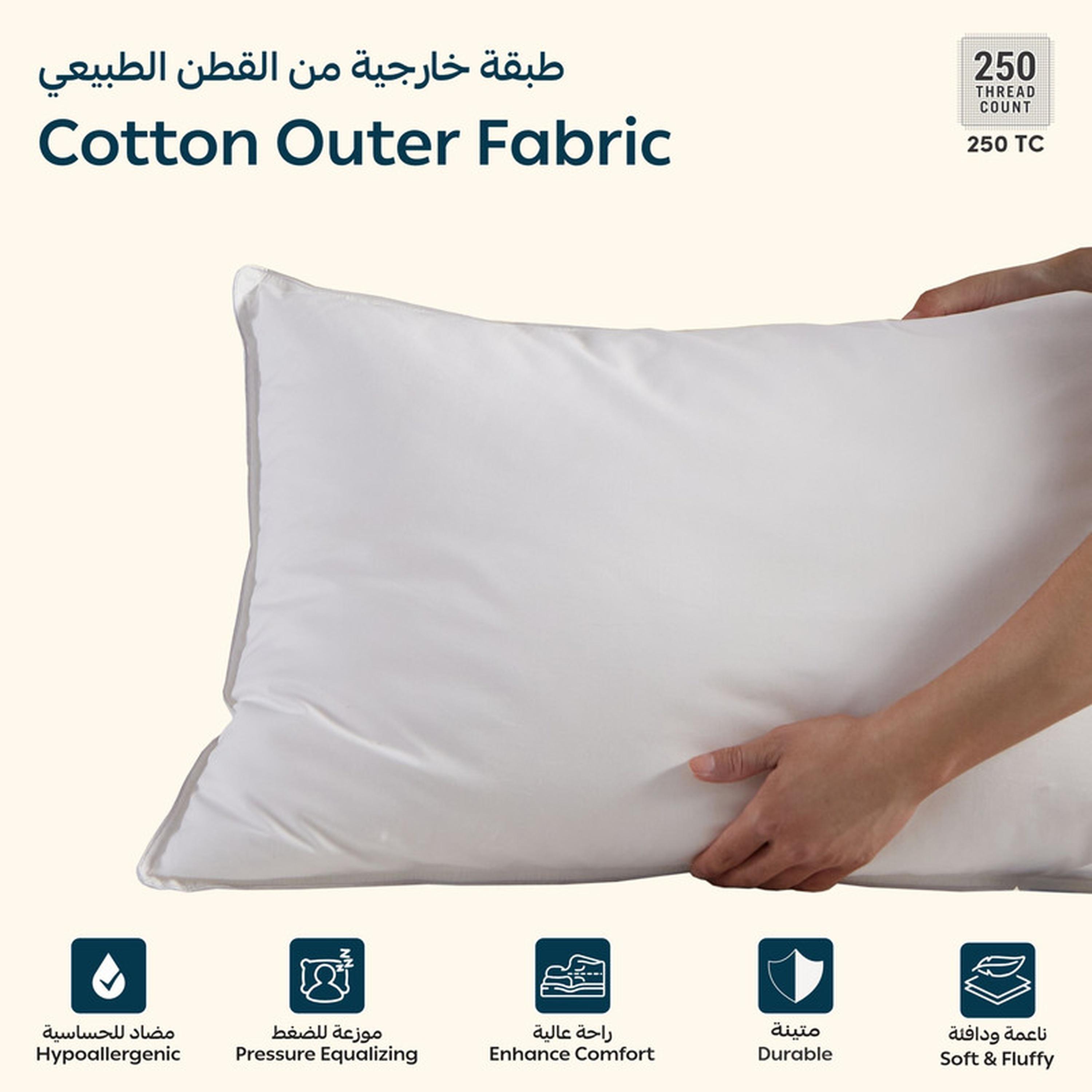 Down Alternative Filling 4-Piece Pillow Set - 50x75 cms-household-bedding-pillows-image-3