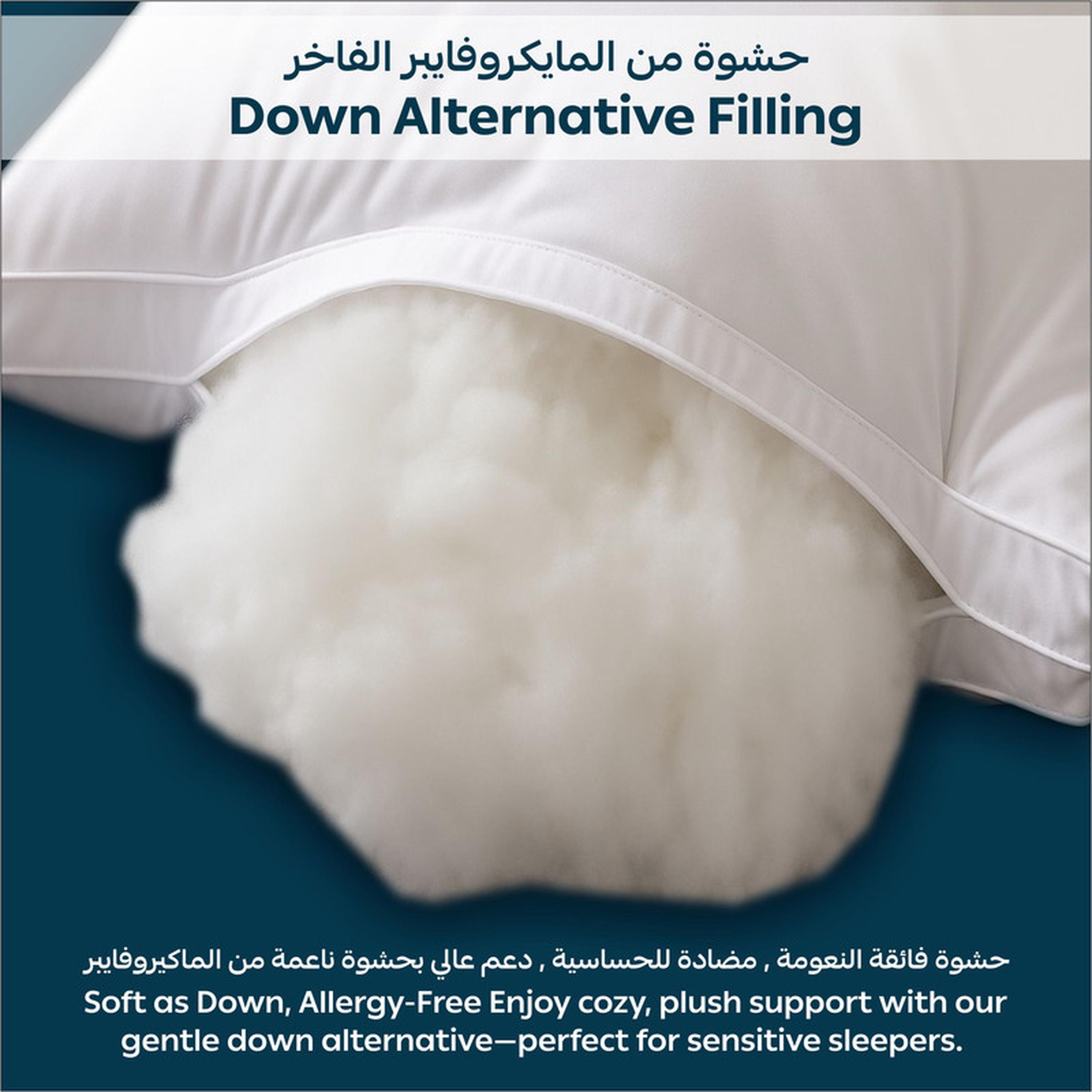 Down Alternative Filling 4-Piece Pillow Set - 50x75 cms-household-bedding-pillows-image-4