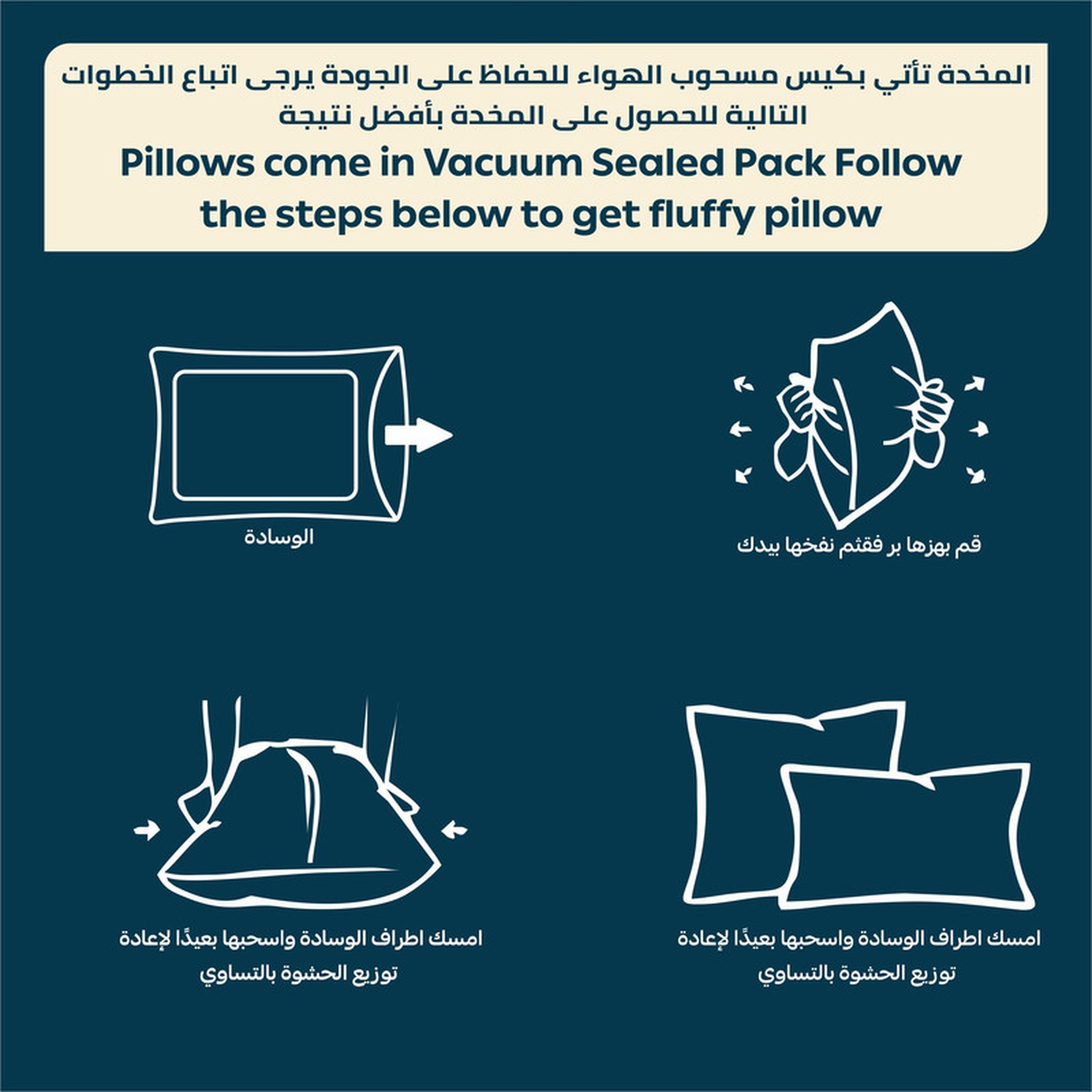 Down Alternative Filling 4-Piece Pillow Set - 50x75 cms-household-bedding-pillows-image-7