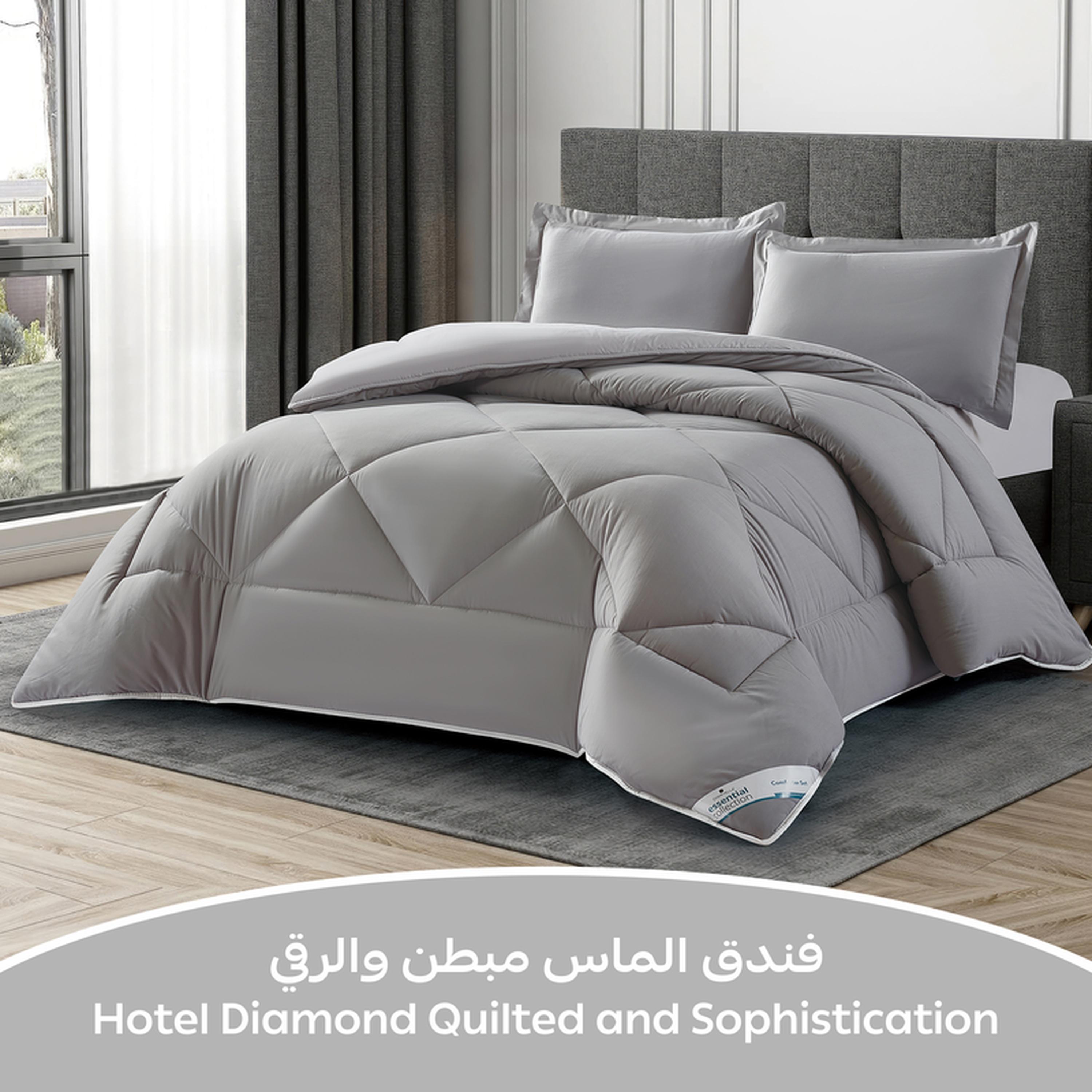 Quilted 3-Piece King Comforter Set - 240x260 cms-household-bedding-comfortersandbedspreads-comforters-image-2