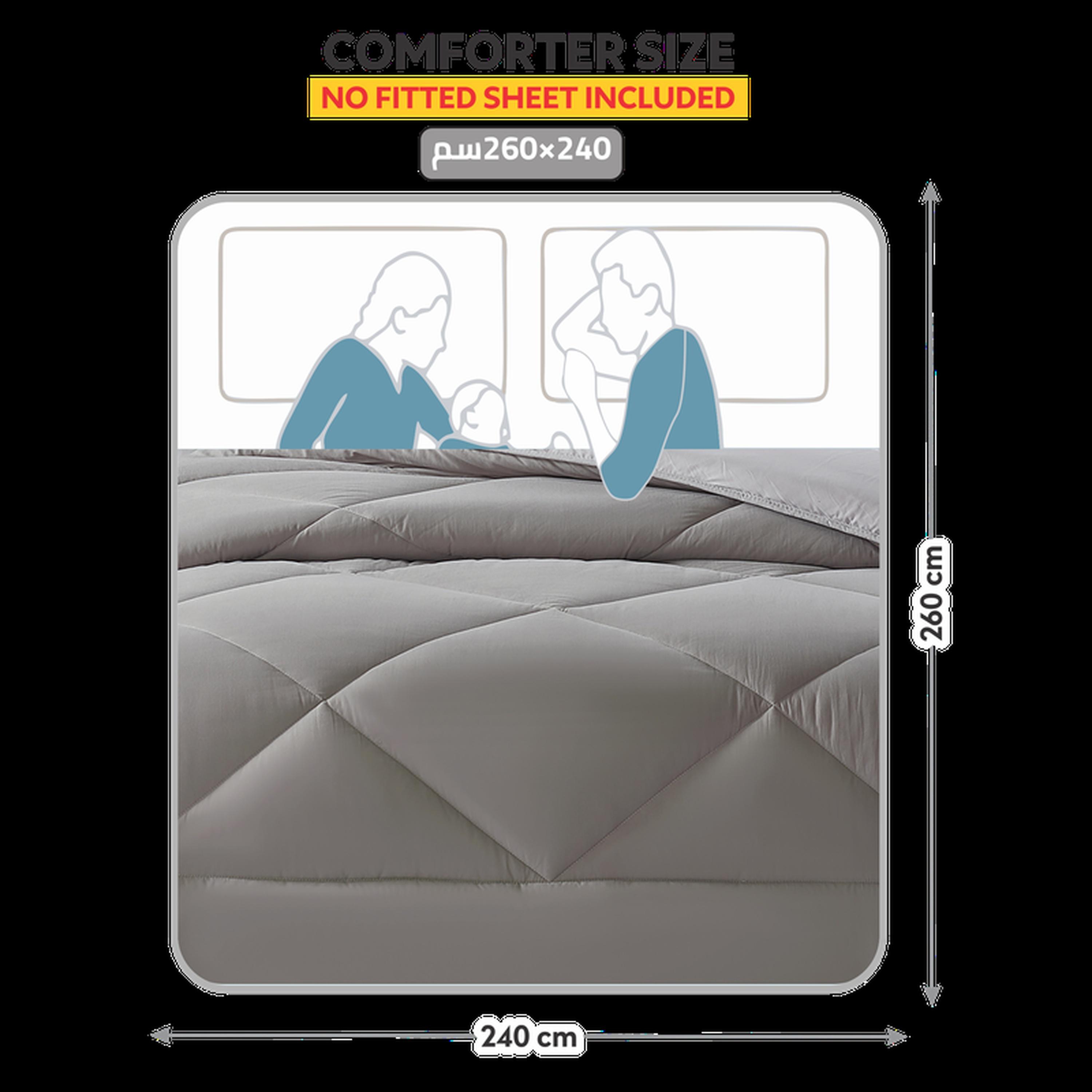 Quilted 3-Piece King Comforter Set - 240x260 cms-household-bedding-comfortersandbedspreads-comforters-image-3