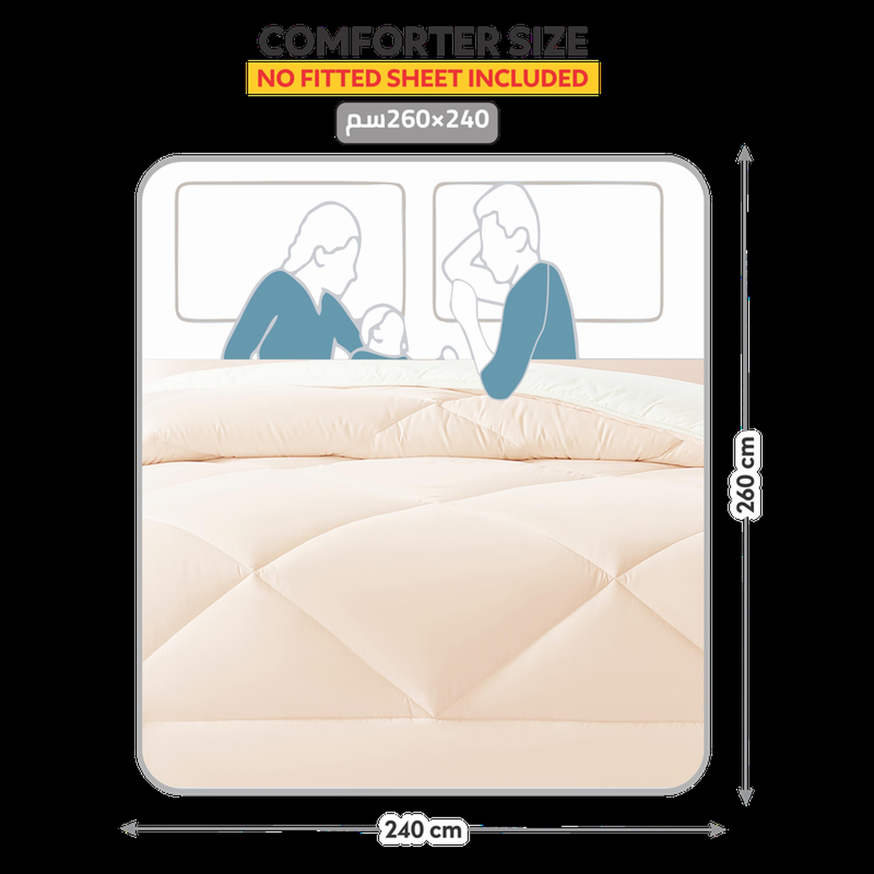 Quilted 3-Piece King Comforter Set - 240x260 cms-household-bedding-comfortersandbedspreads-comforters-image-3