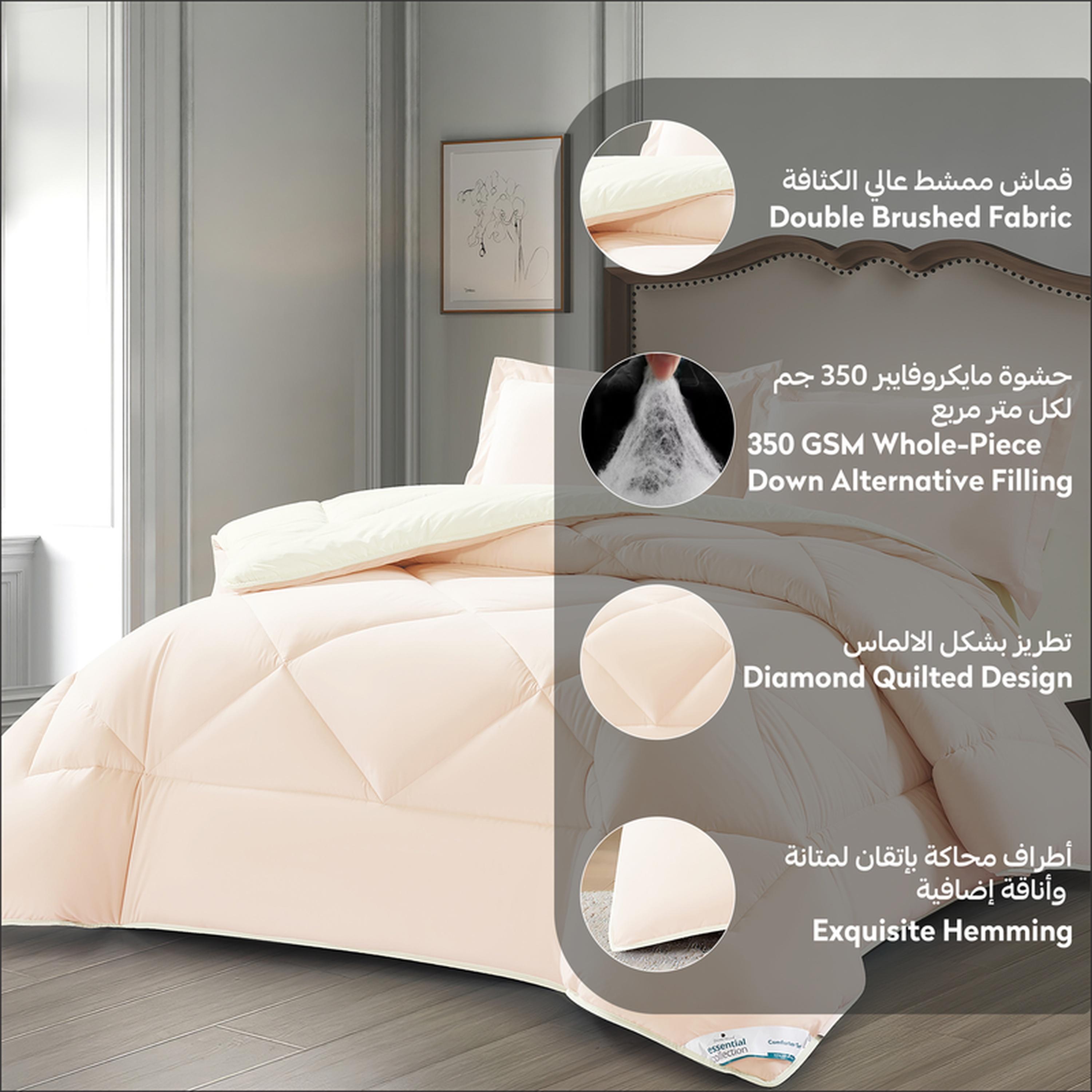 Quilted 3-Piece King Comforter Set - 240x260 cms-household-bedding-comfortersandbedspreads-comforters-image-5