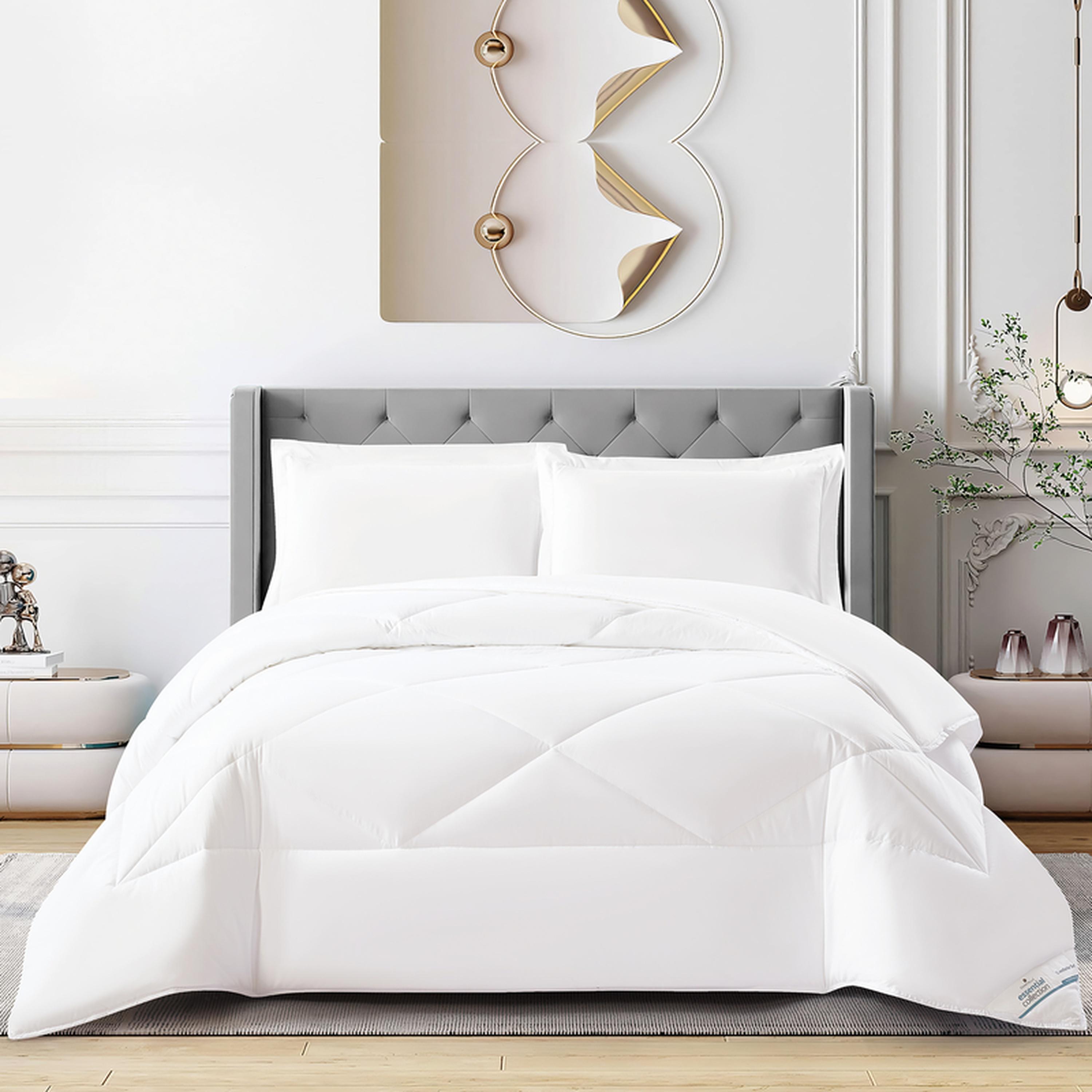 Quilted 3-Piece King Comforter Set - 240x260 cms-household-bedding-comfortersandbedspreads-comforters-image-1