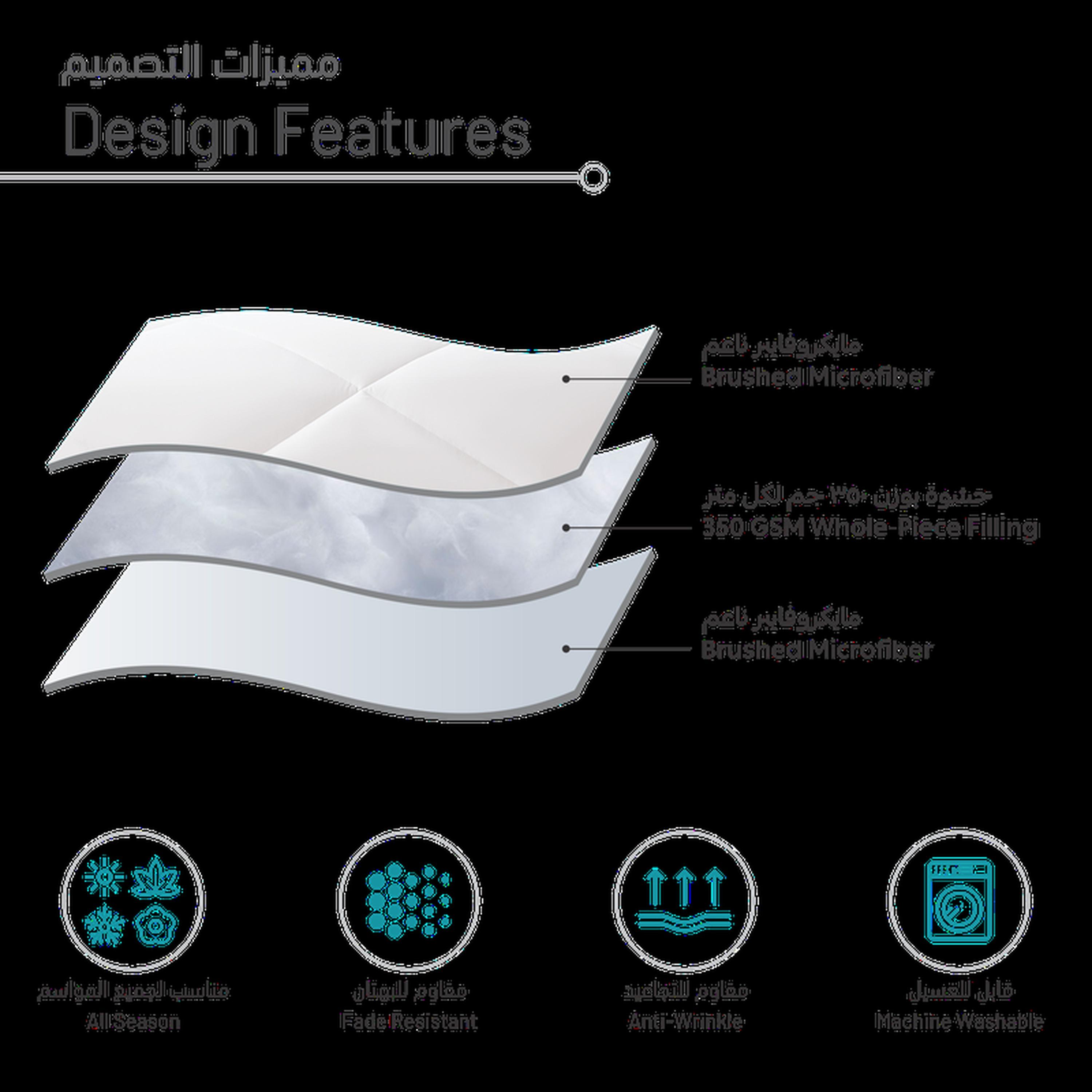 Quilted 3-Piece King Comforter Set - 240x260 cms-household-bedding-comfortersandbedspreads-comforters-image-6