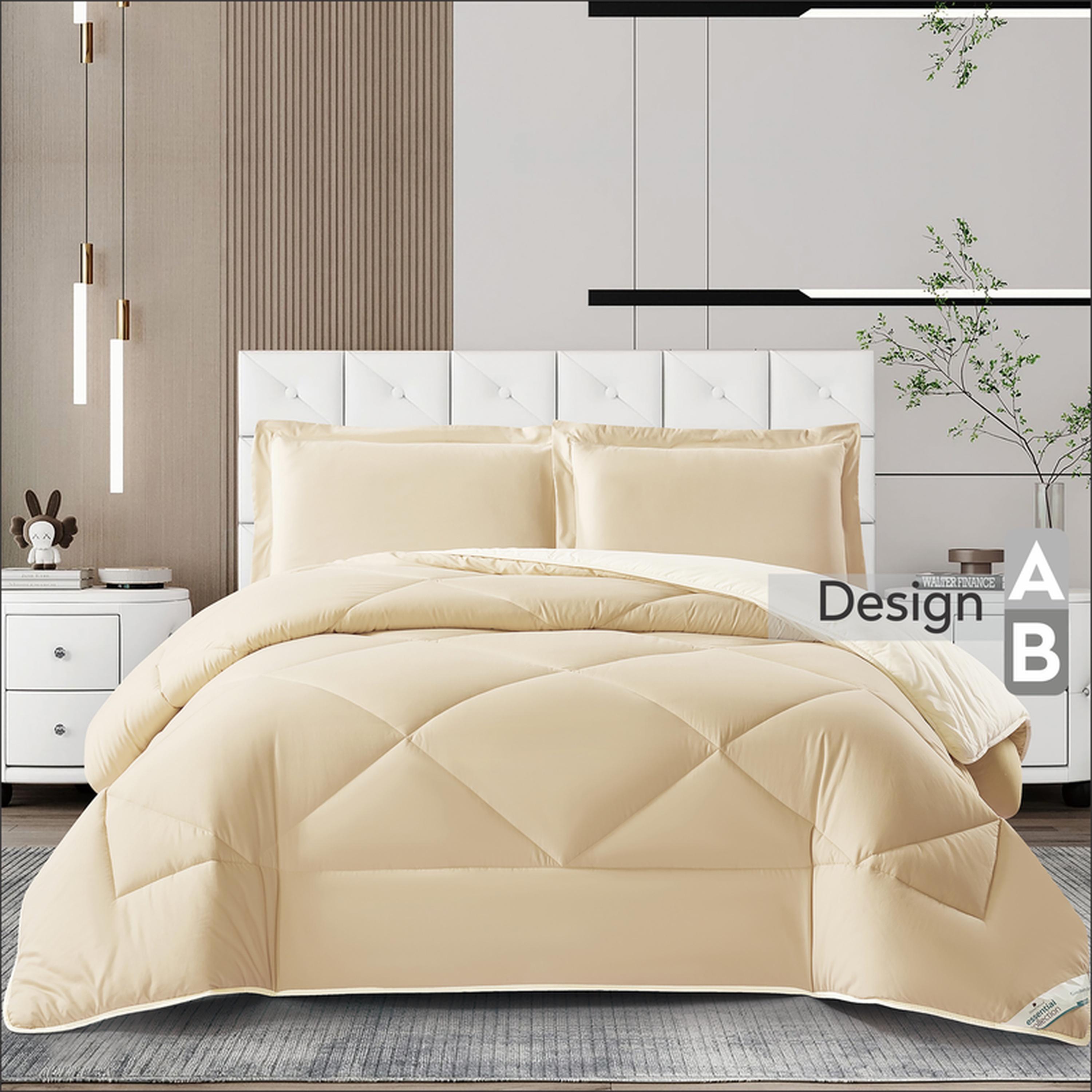 Quilted 3-Piece King Comforter Set - 240x260 cms-household-bedding-comfortersandbedspreads-comforters-image-5