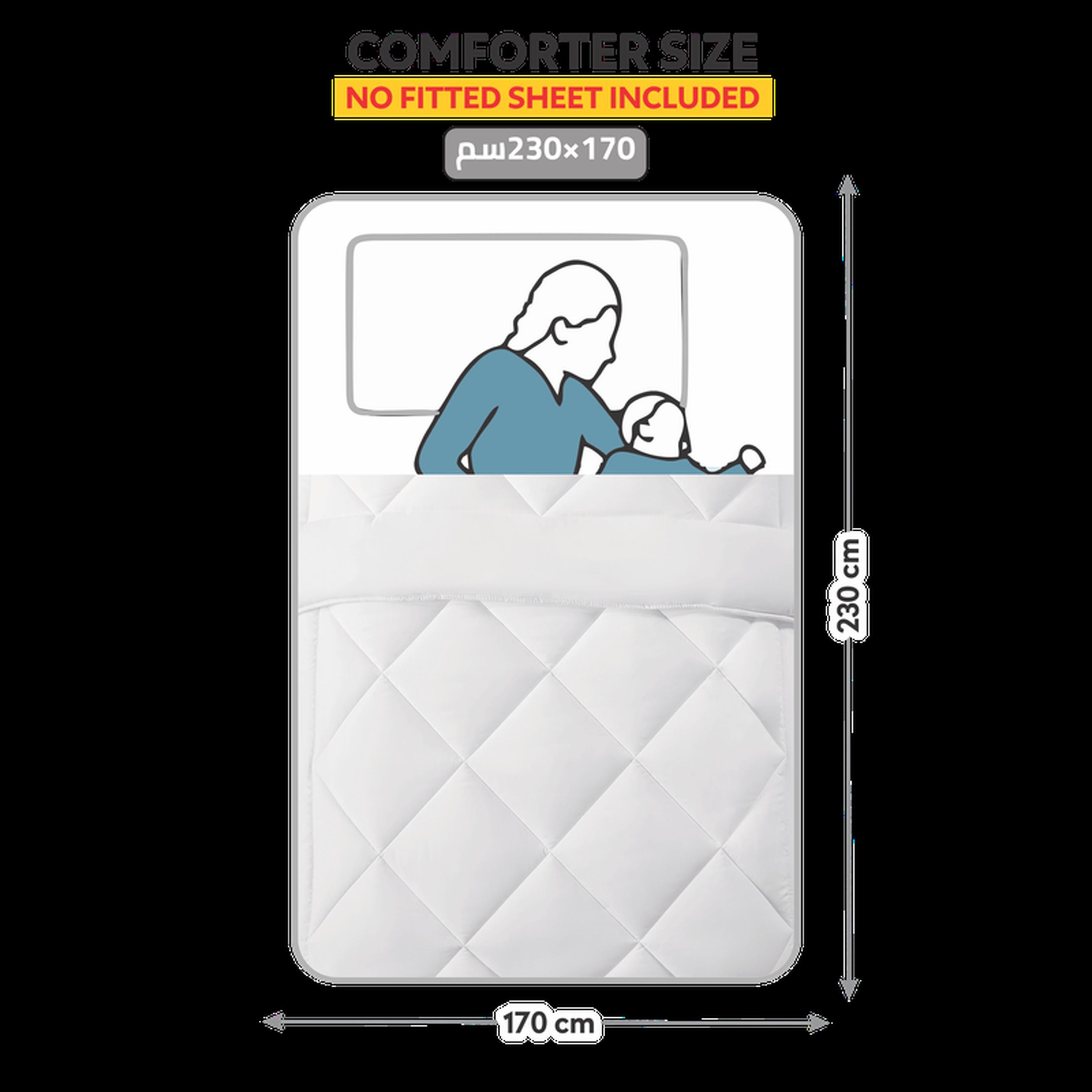 طقم لحاف توين معنقد 2 قطع من دونتيلا - 170×230 سم-household-bedding-comfortersandbedspreads-comforters-image-3