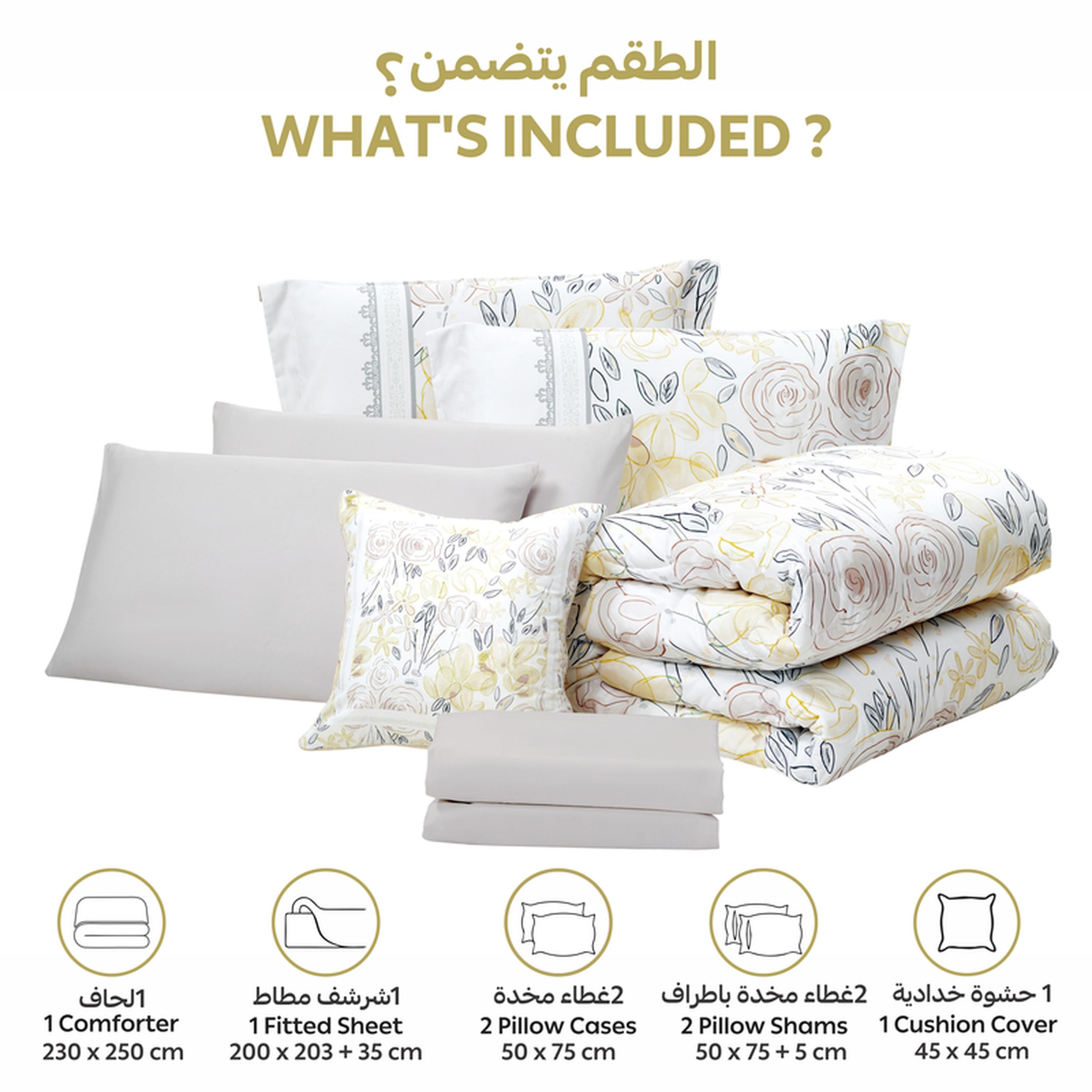 Printed 7-Piece King Comforter Set - 250x230 cms-household-bedding-comfortersandbedspreads-comforters-image-4