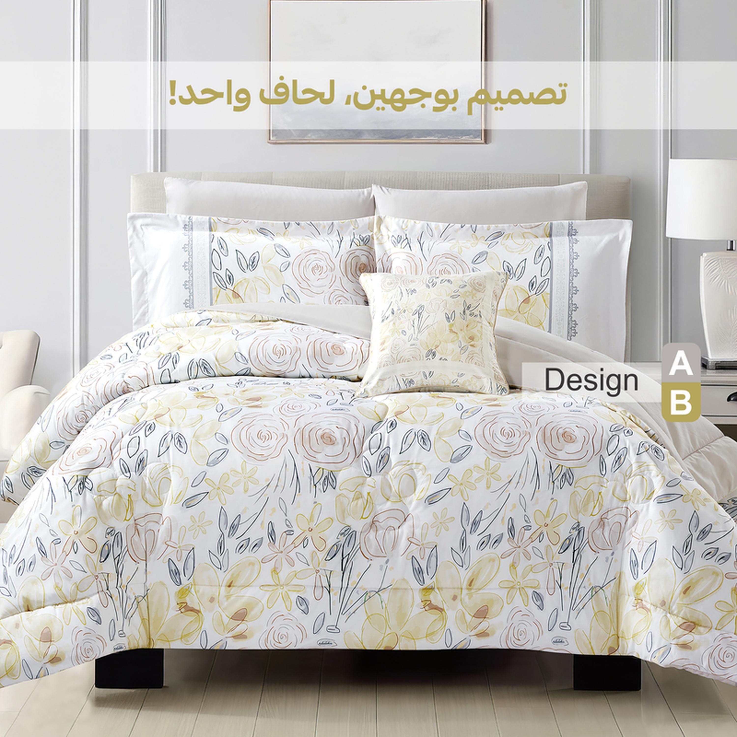 Printed 7-Piece King Comforter Set - 250x230 cms-household-bedding-comfortersandbedspreads-comforters-image-6