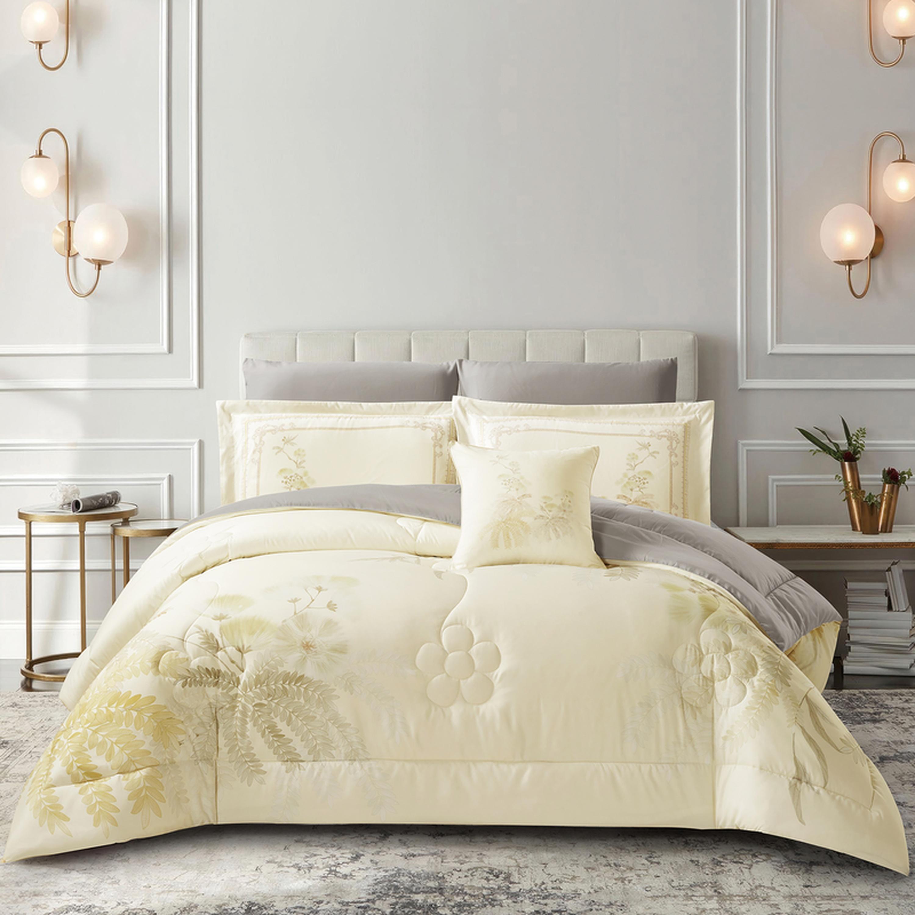 Printed 7-Piece King Comforter Set - 250x230 cms-household-bedding-comfortersandbedspreads-comforters-image-1