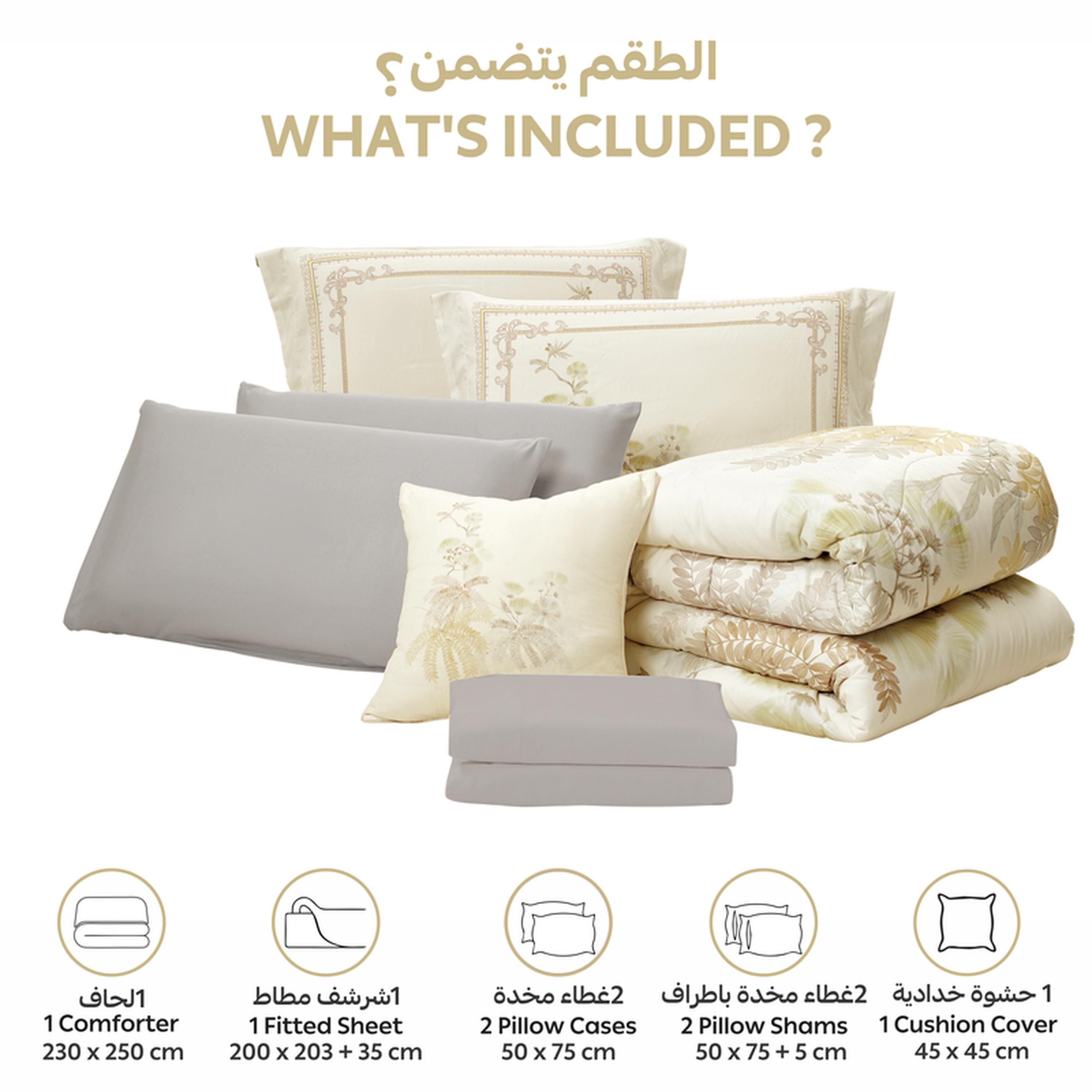 Printed 7-Piece King Comforter Set - 250x230 cms-household-bedding-comfortersandbedspreads-comforters-image-4