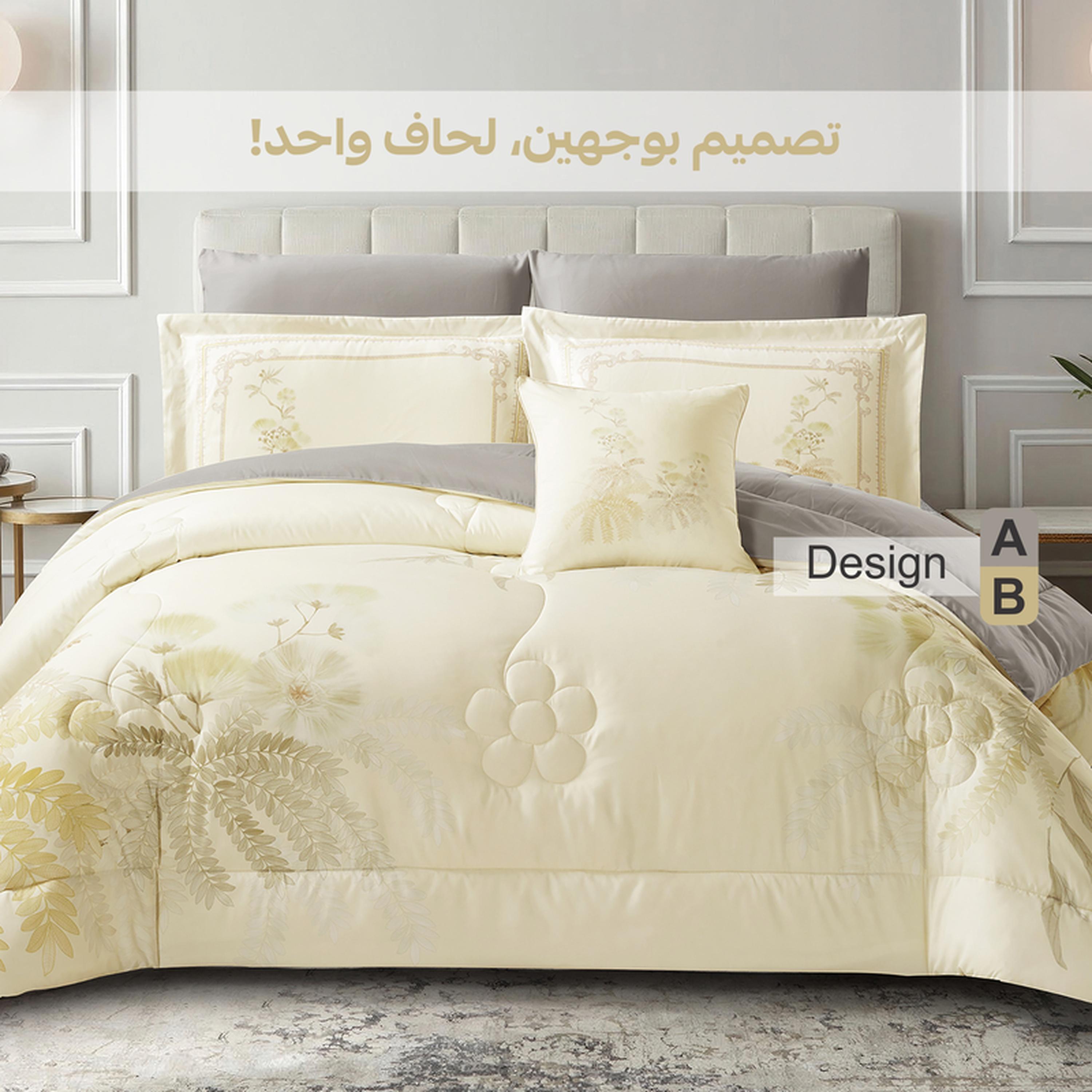 Printed 7-Piece King Comforter Set - 250x230 cms-household-bedding-comfortersandbedspreads-comforters-image-6