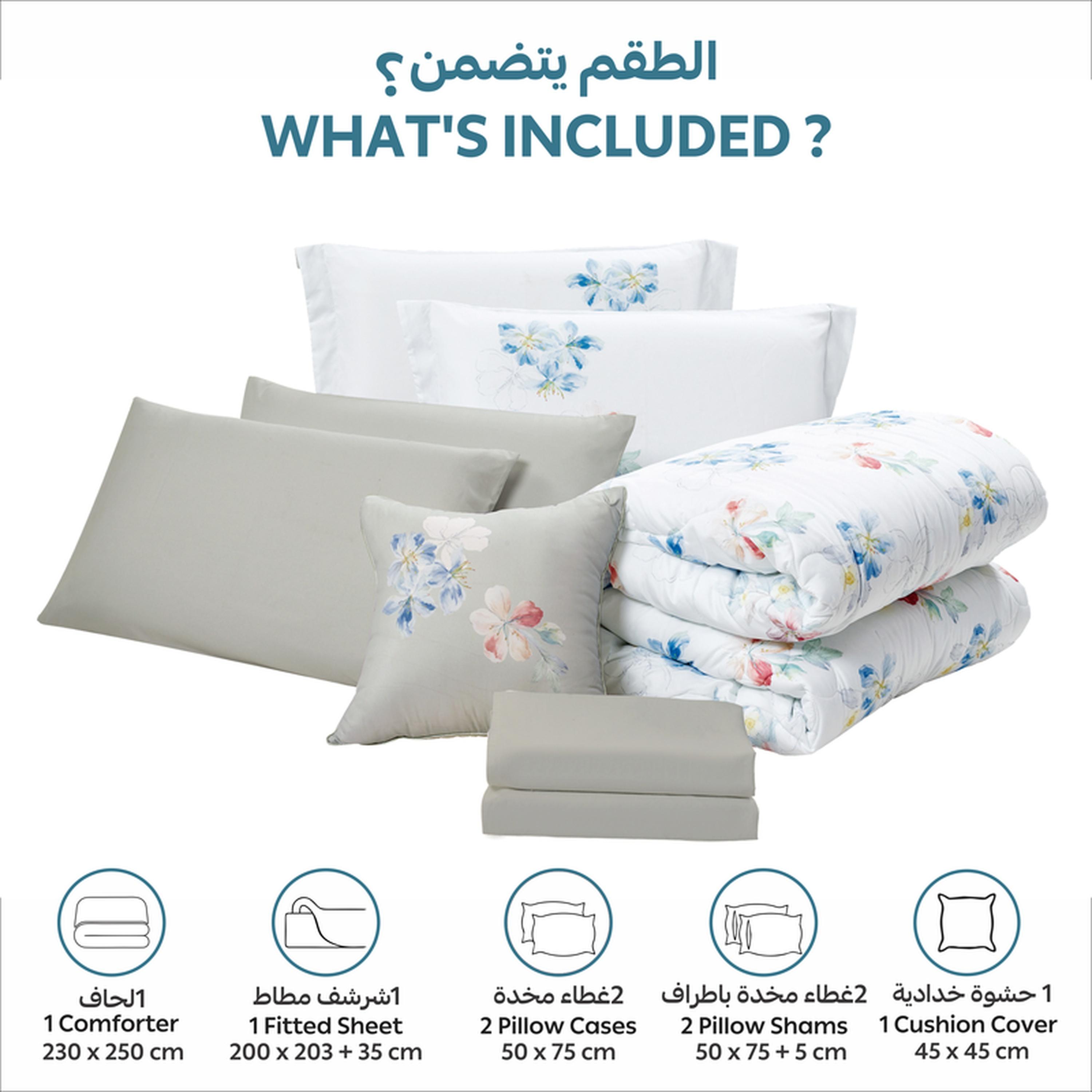 Printed 7-Piece King Comforter Set - 250x230 cms-household-bedding-comfortersandbedspreads-comforters-image-4