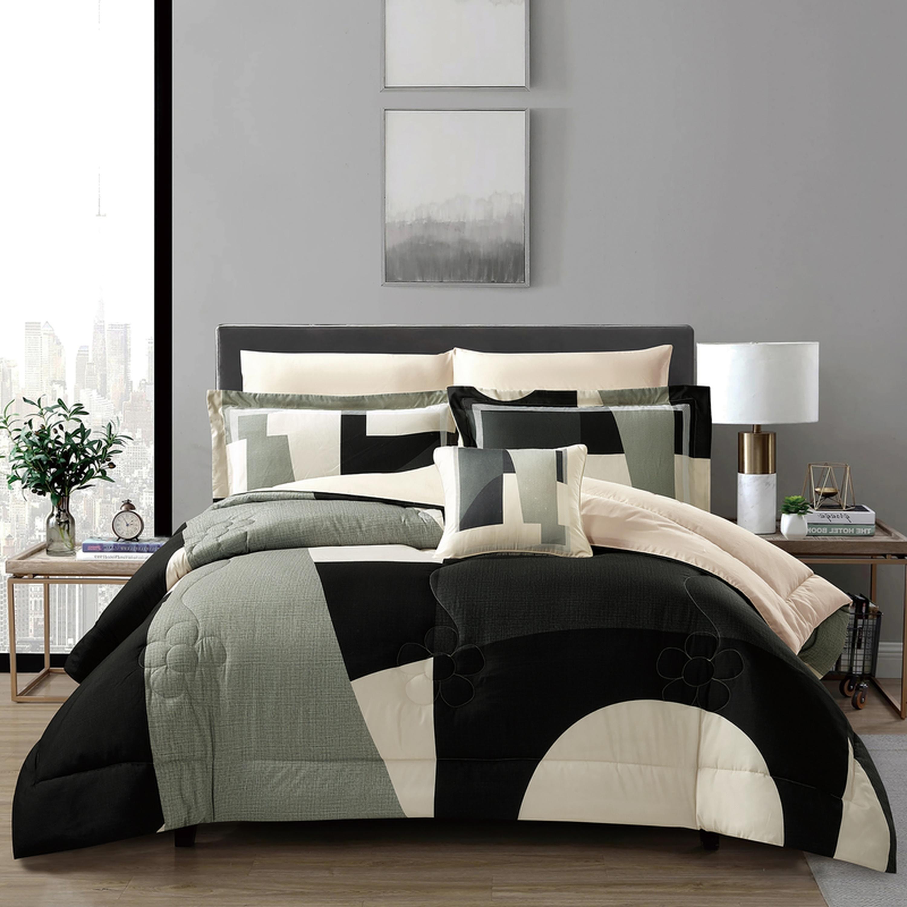 Printed 7-Piece King Comforter Set - 250x230 cms-household-bedding-comfortersandbedspreads-comforters-image-1
