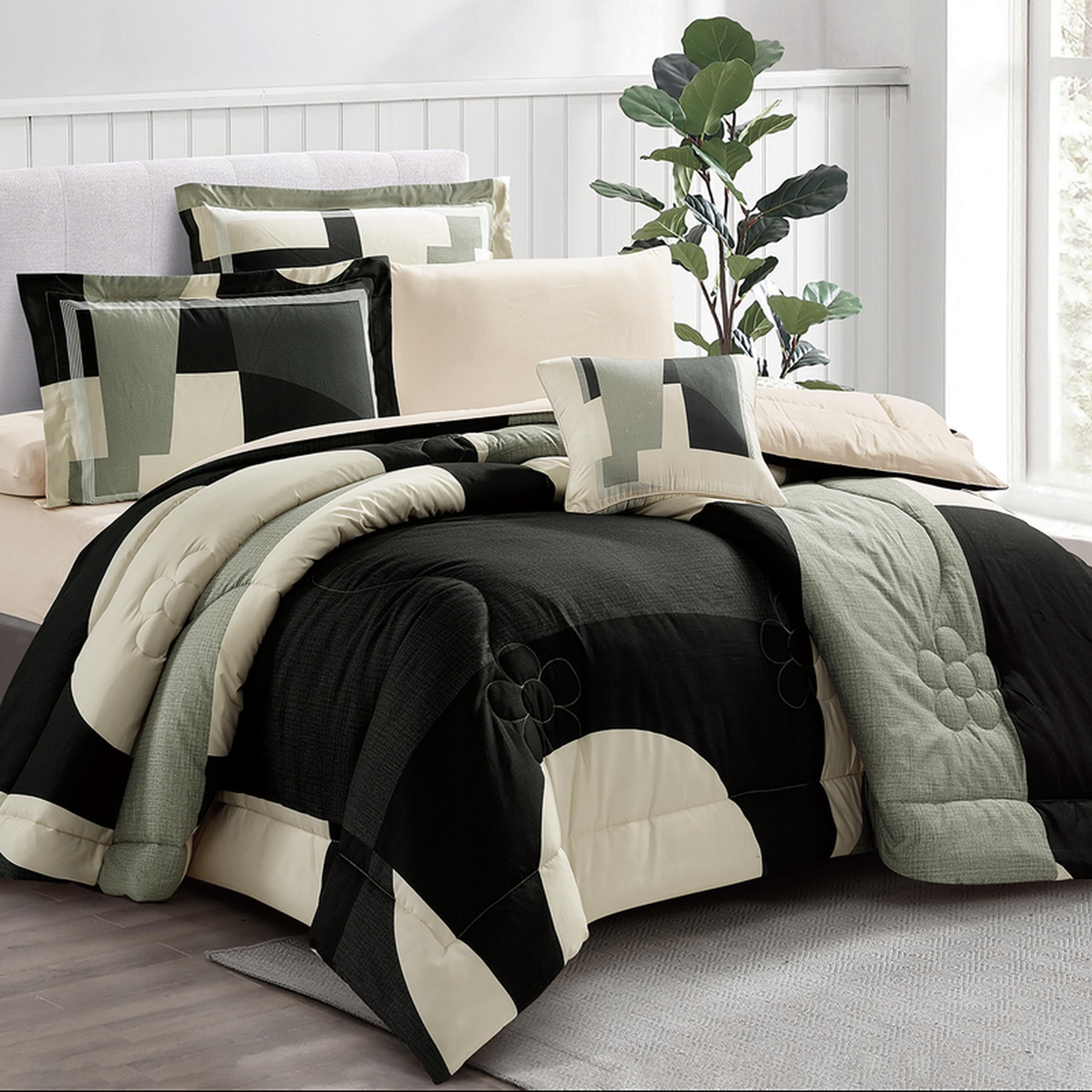Printed 7-Piece King Comforter Set - 250x230 cms-household-bedding-comfortersandbedspreads-comforters-image-2