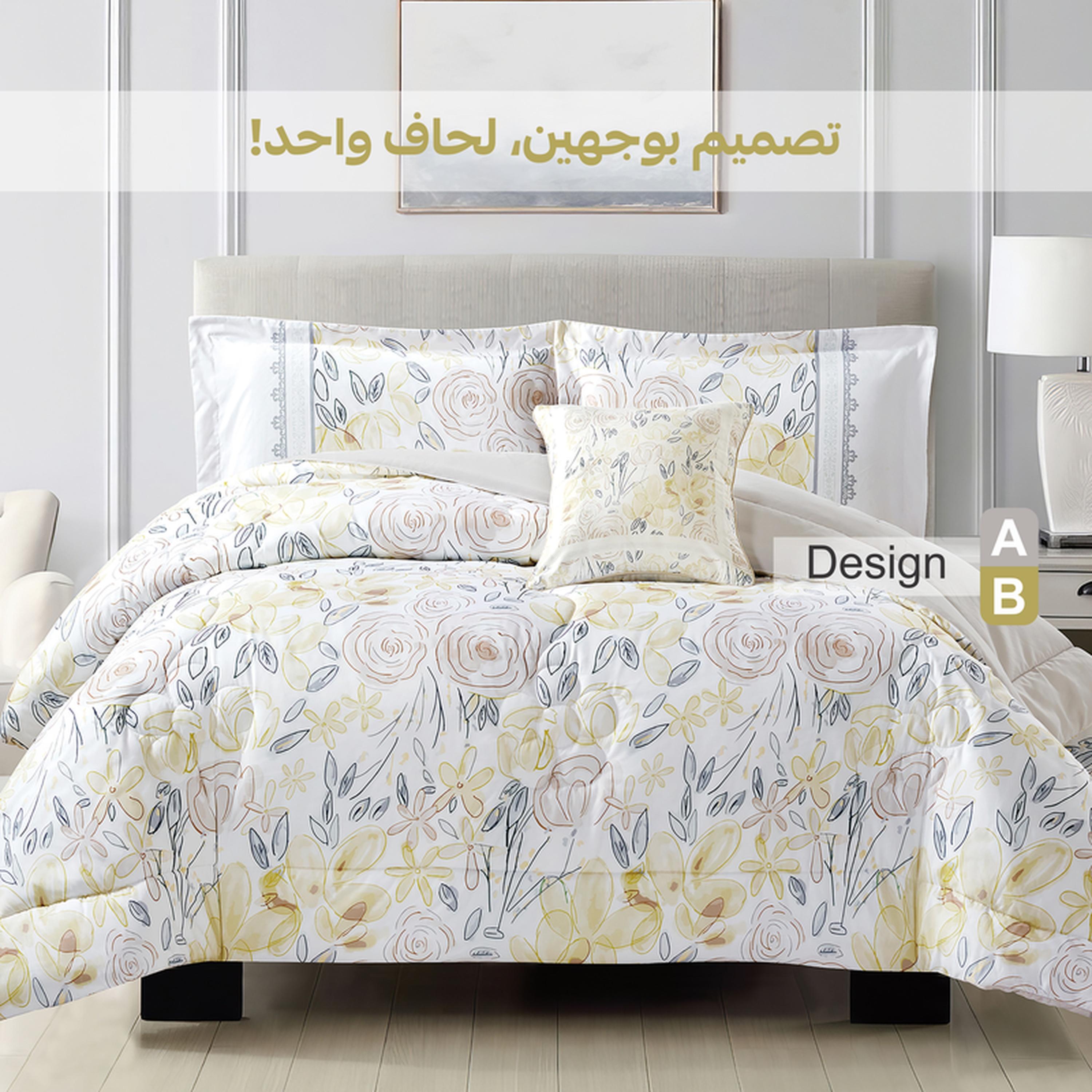 Printed 4-Piece King Comforter Set - 250x230 cms-household-bedding-comfortersandbedspreads-comforters-image-6