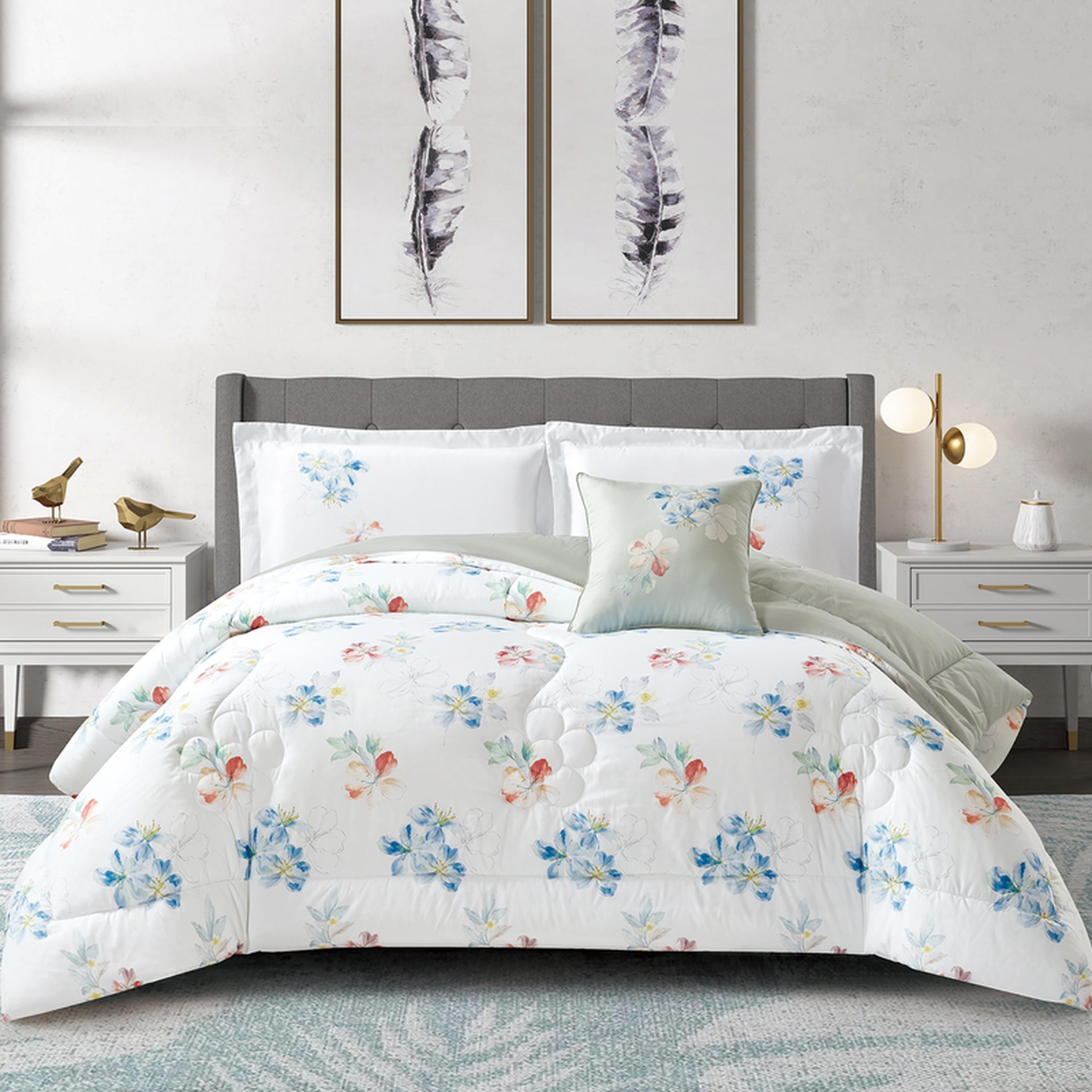 طقم لحاف كينج بطبعات 4 قطع من دونتيلا - 250x230 سم-household-bedding-comfortersandbedspreads-comforters-image-1