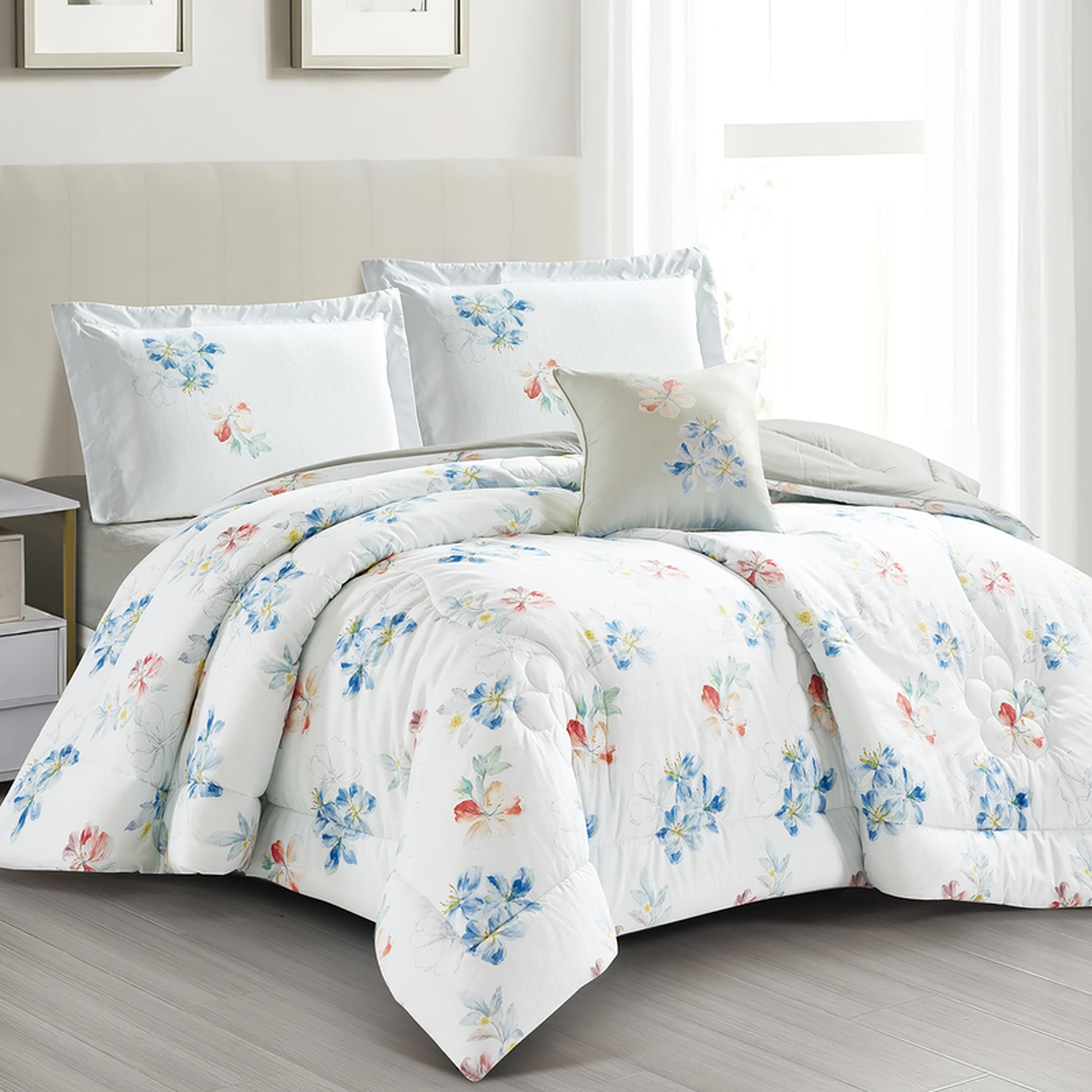 طقم لحاف كينج بطبعات 4 قطع من دونتيلا - 250x230 سم-household-bedding-comfortersandbedspreads-comforters-image-2