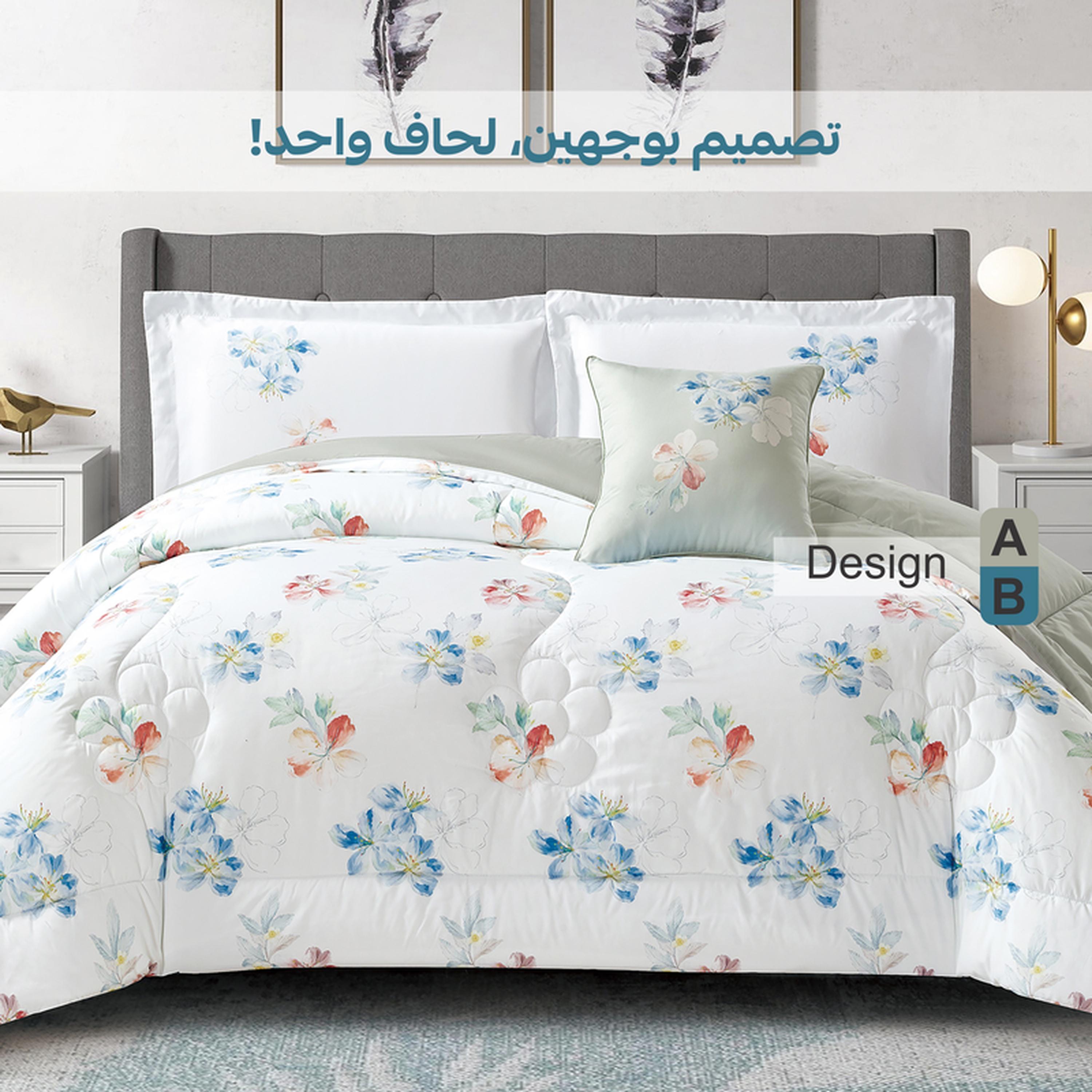 طقم لحاف كينج بطبعات 4 قطع من دونتيلا - 250x230 سم-household-bedding-comfortersandbedspreads-comforters-image-6