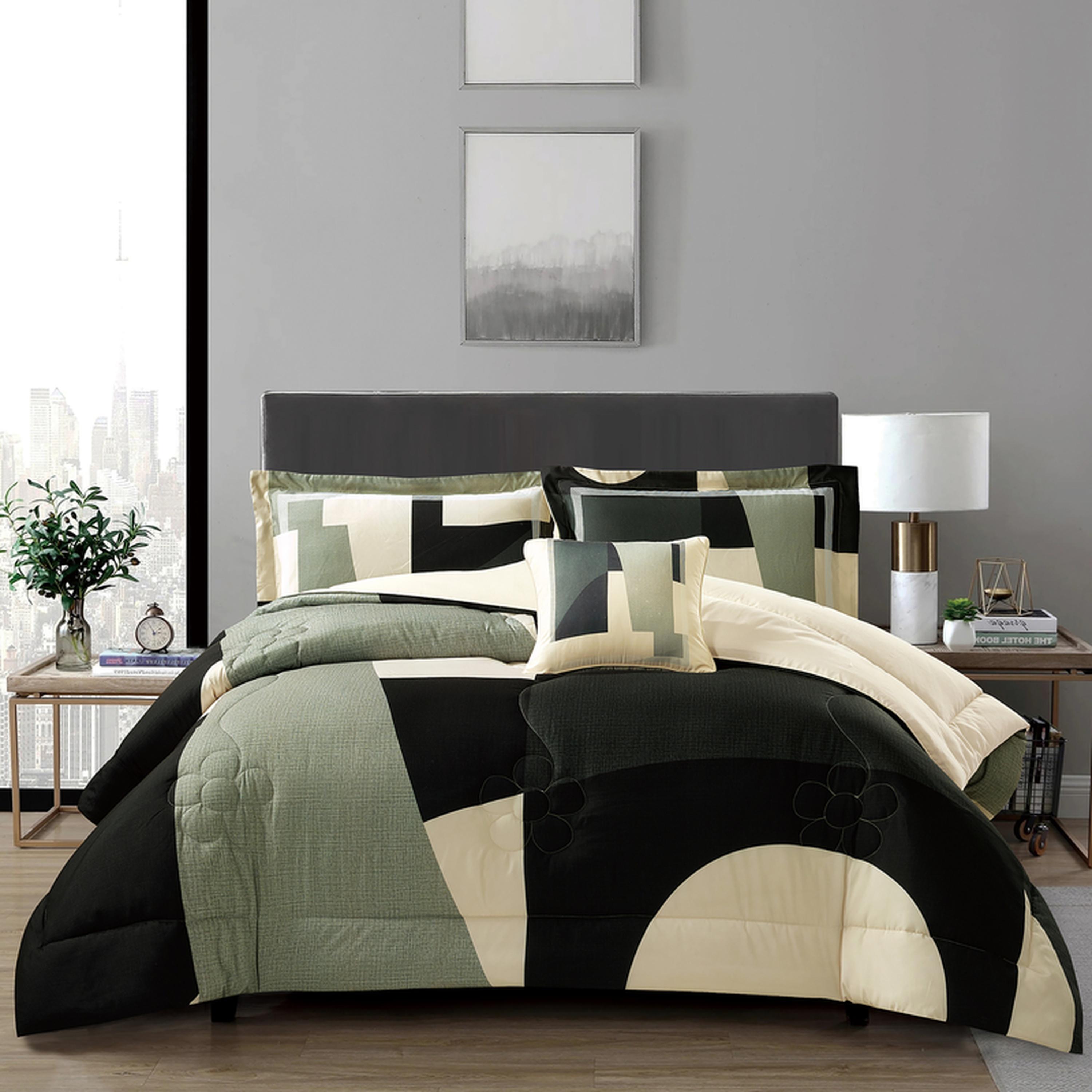 Printed 4-Piece King Comforter Set - 250x230 cms-household-bedding-comfortersandbedspreads-comforters-image-1