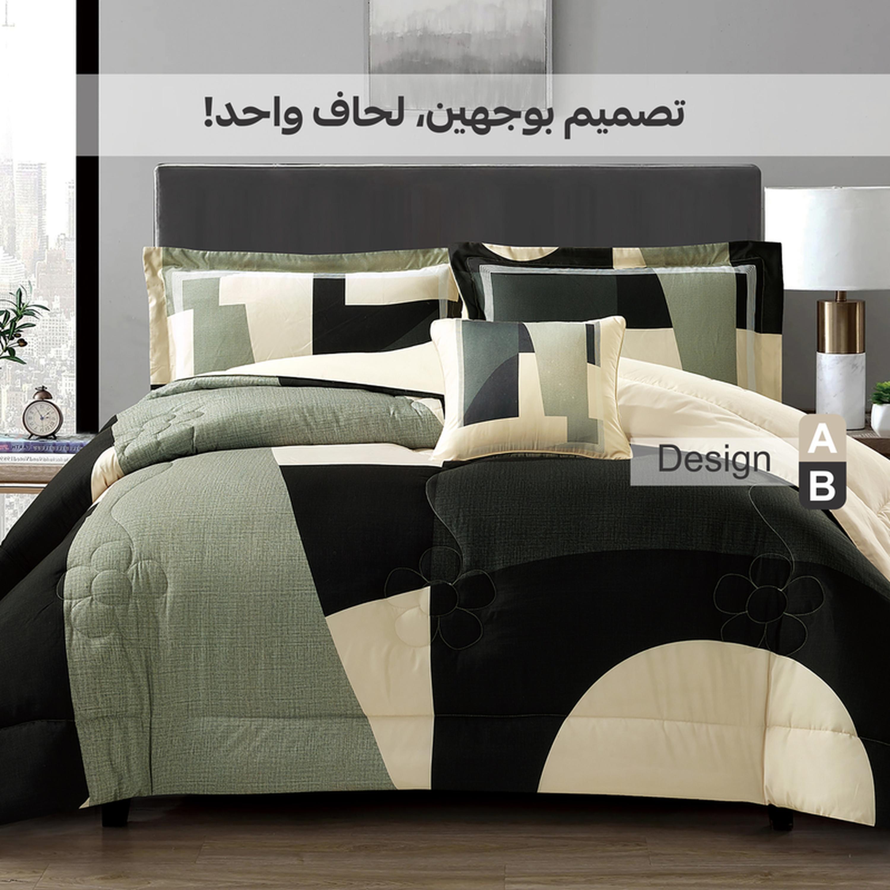 Printed 4-Piece King Comforter Set - 250x230 cms-household-bedding-comfortersandbedspreads-comforters-image-6