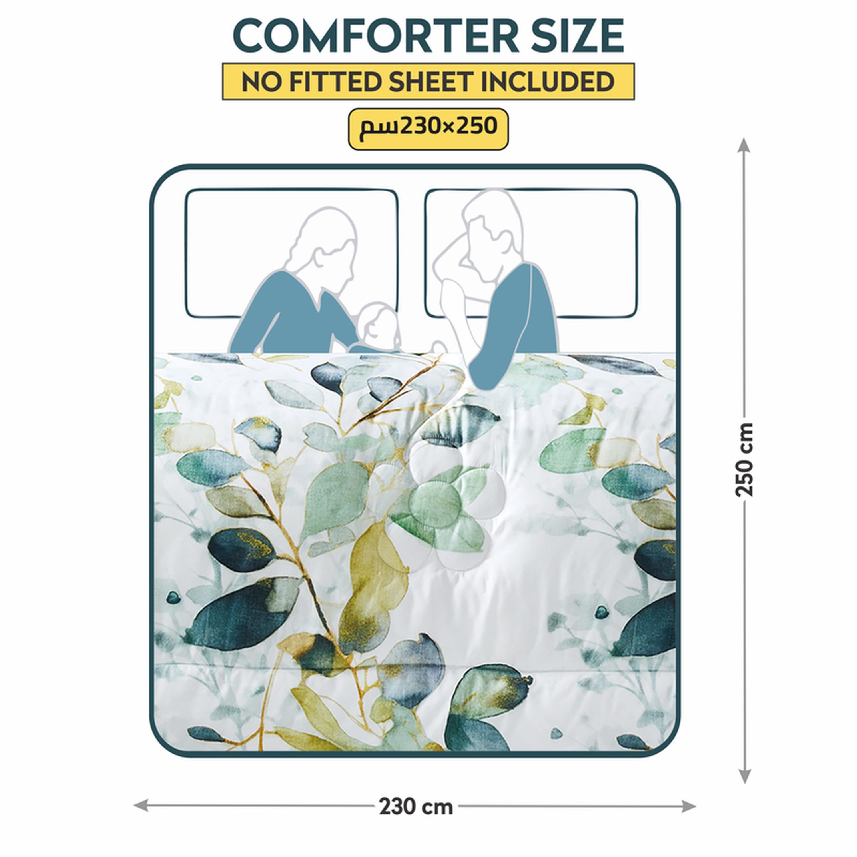 طقم لحاف كينج بطبعات 4 قطع من دونتيلا - 250x230 سم-household-bedding-comfortersandbedspreads-comforters-image-3