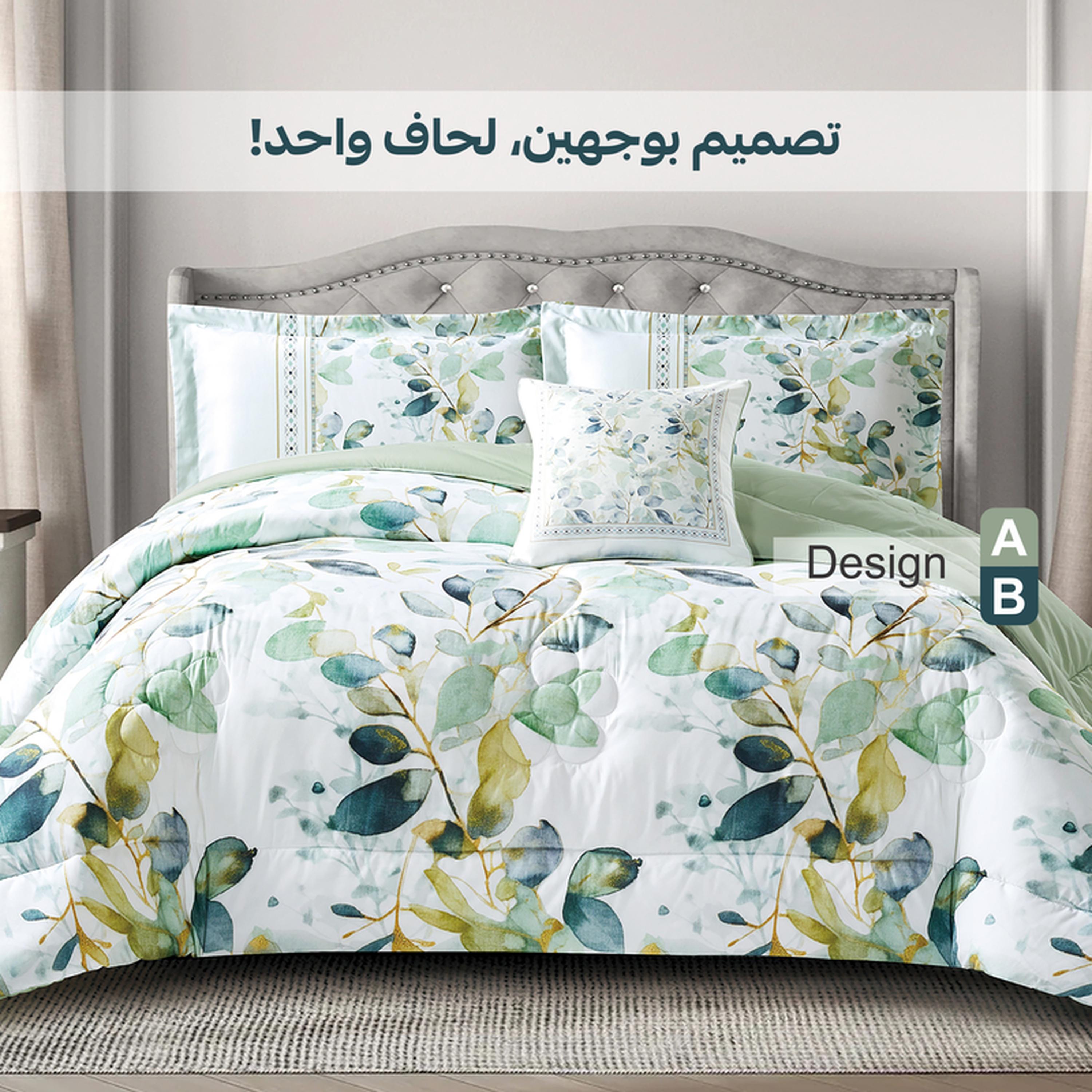 طقم لحاف كينج بطبعات 4 قطع من دونتيلا - 250x230 سم-household-bedding-comfortersandbedspreads-comforters-image-6