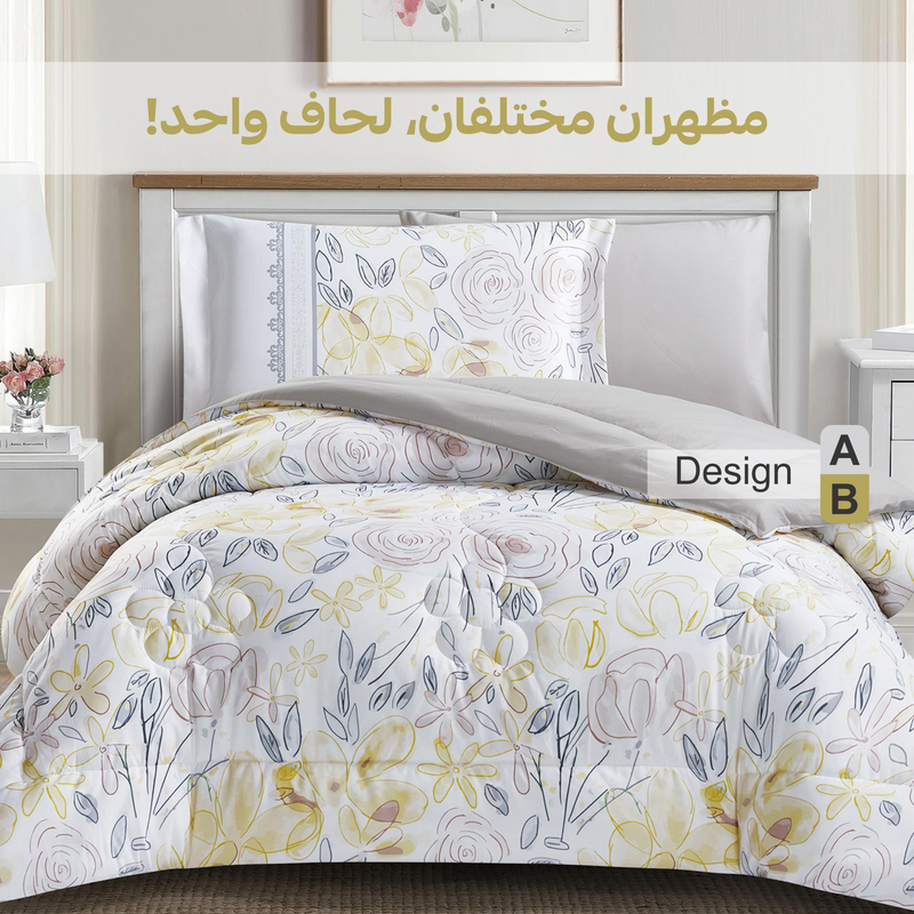 Printed 4-Piece Single Comforter Set - 170x230 cms-household-bedding-comfortersandbedspreads-comforters-image-6