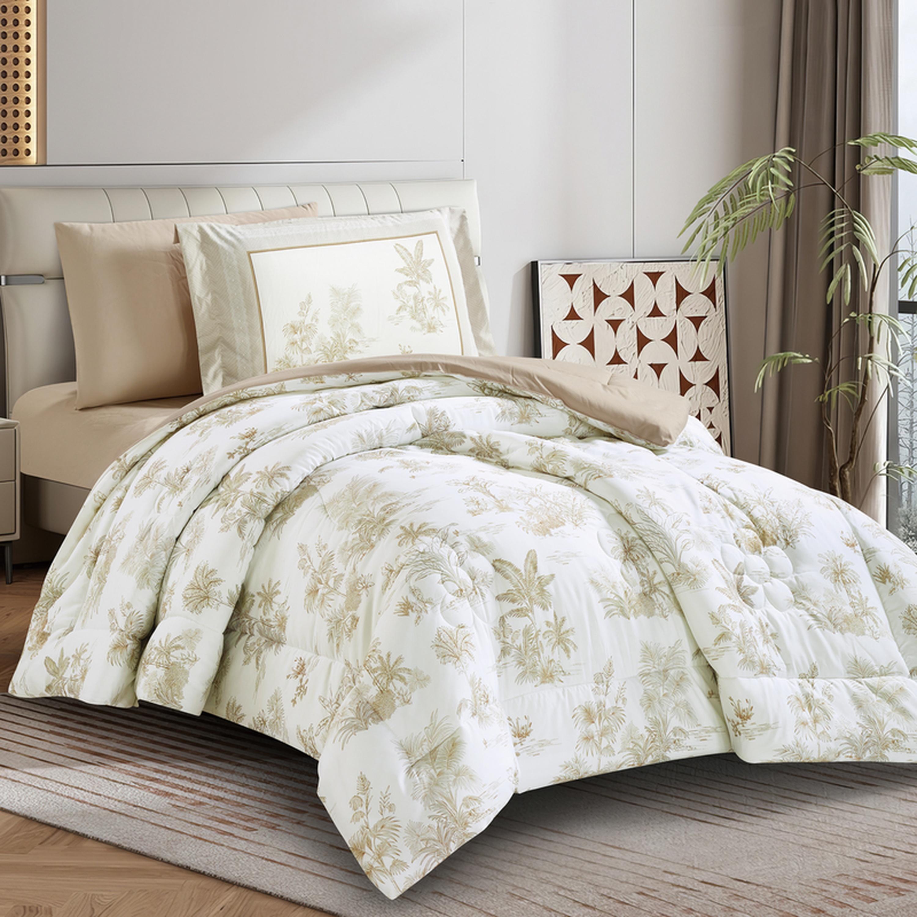 Printed 4-Piece Single Comforter Set - 170x230 cms-household-bedding-comfortersandbedspreads-comforters-image-2