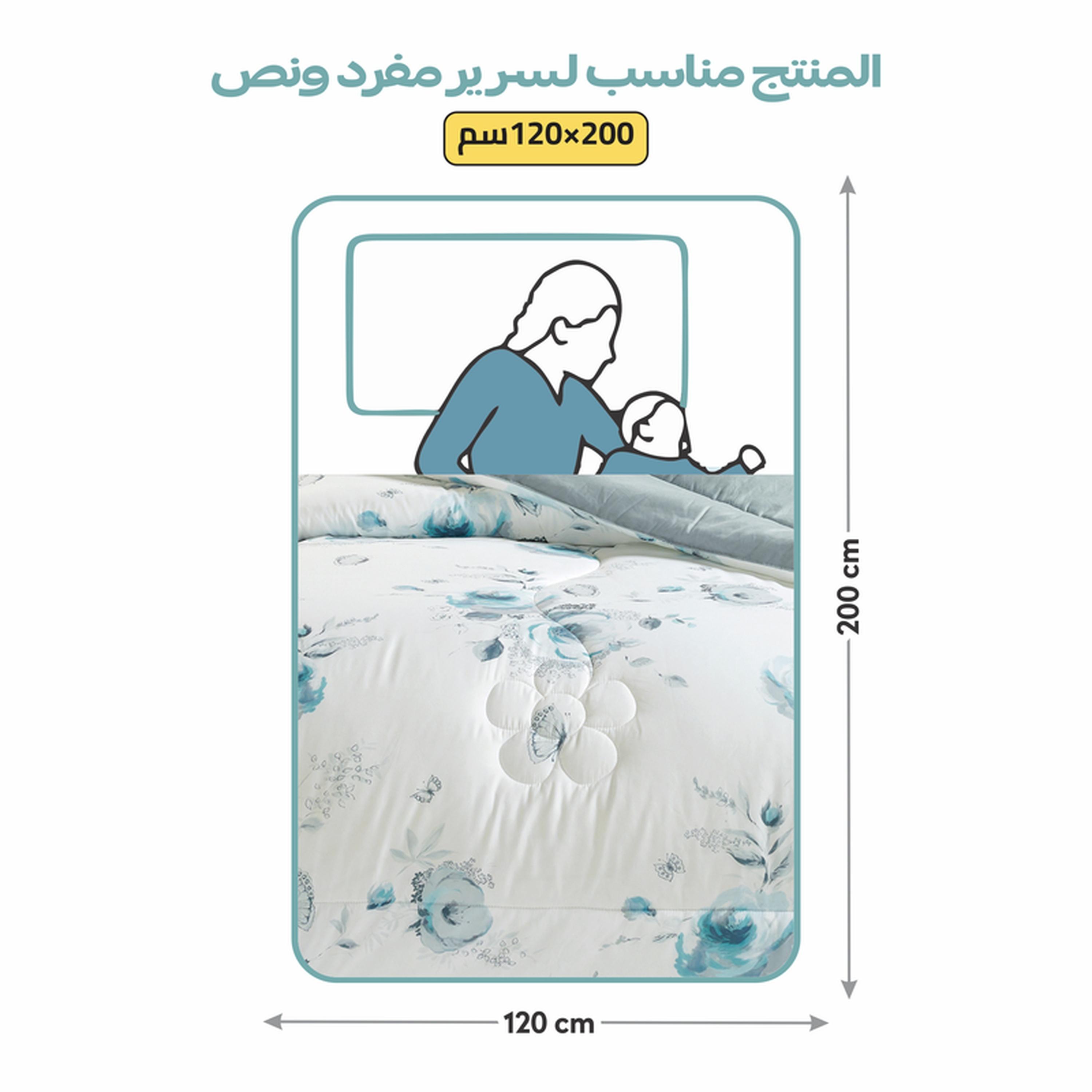 Printed 4-Piece Single Comforter Set - 170x230 cms-household-bedding-comfortersandbedspreads-comforters-image-3