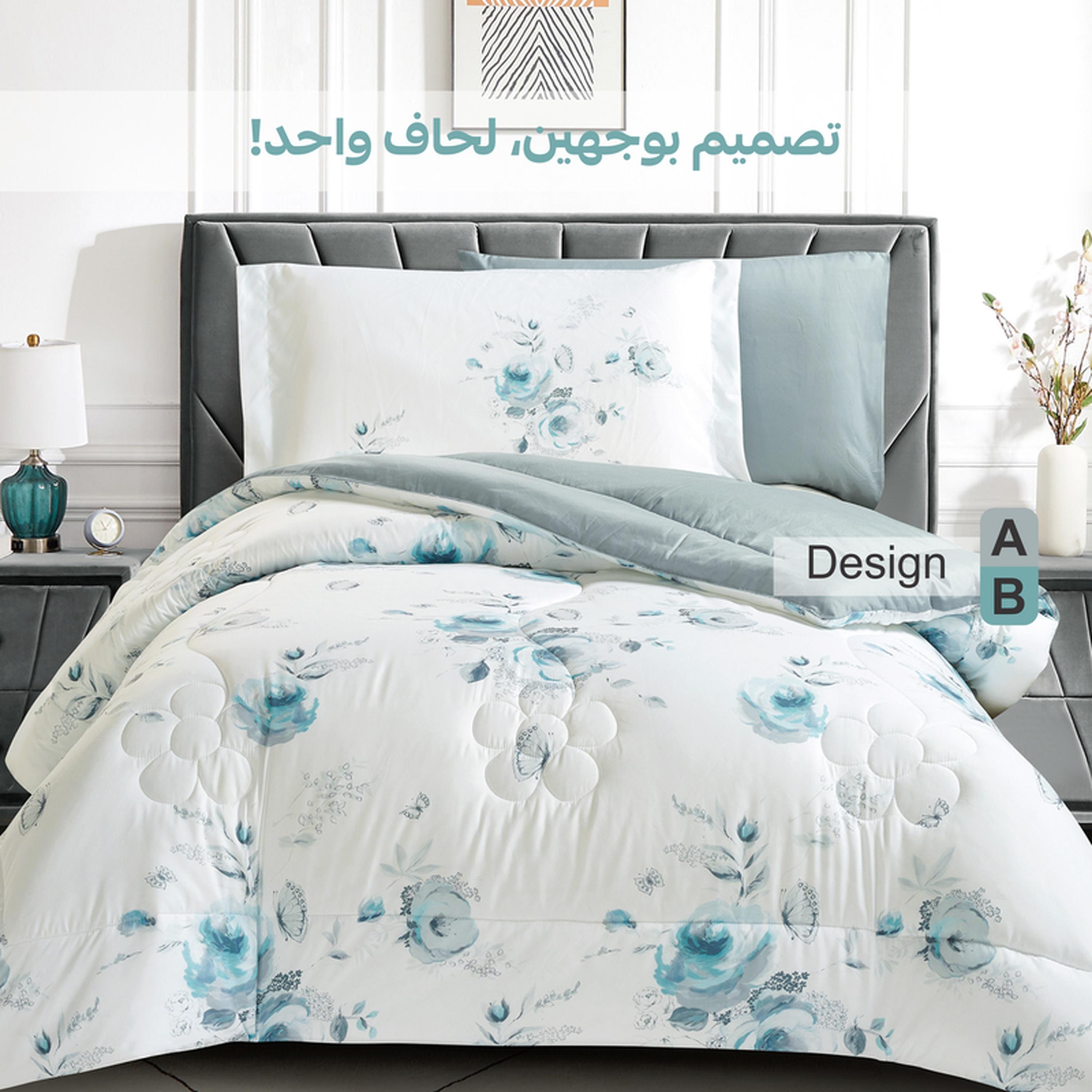 Printed 4-Piece Single Comforter Set - 170x230 cms-household-bedding-comfortersandbedspreads-comforters-image-6